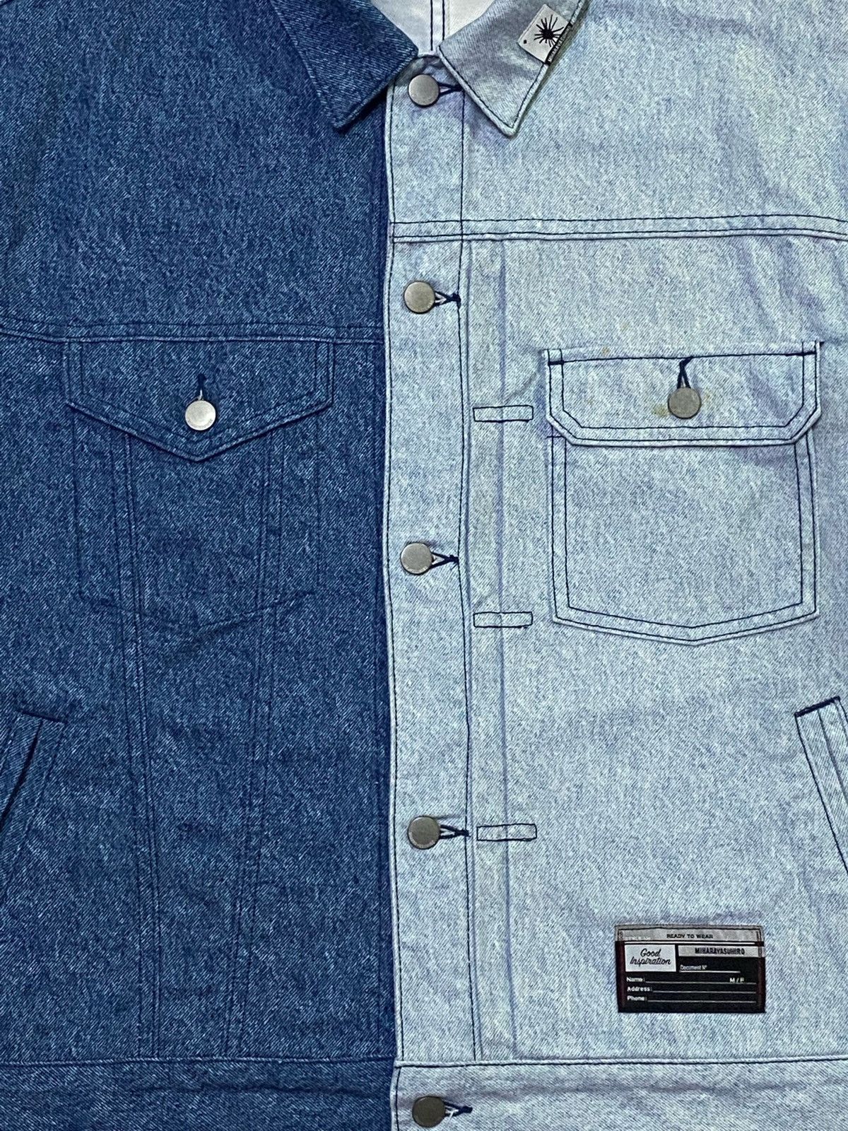 Japanese Brand Miharayasuhiro X Gu Denim Jacket Size US L / EU 52-54 / 3 - 21 Thumbnail