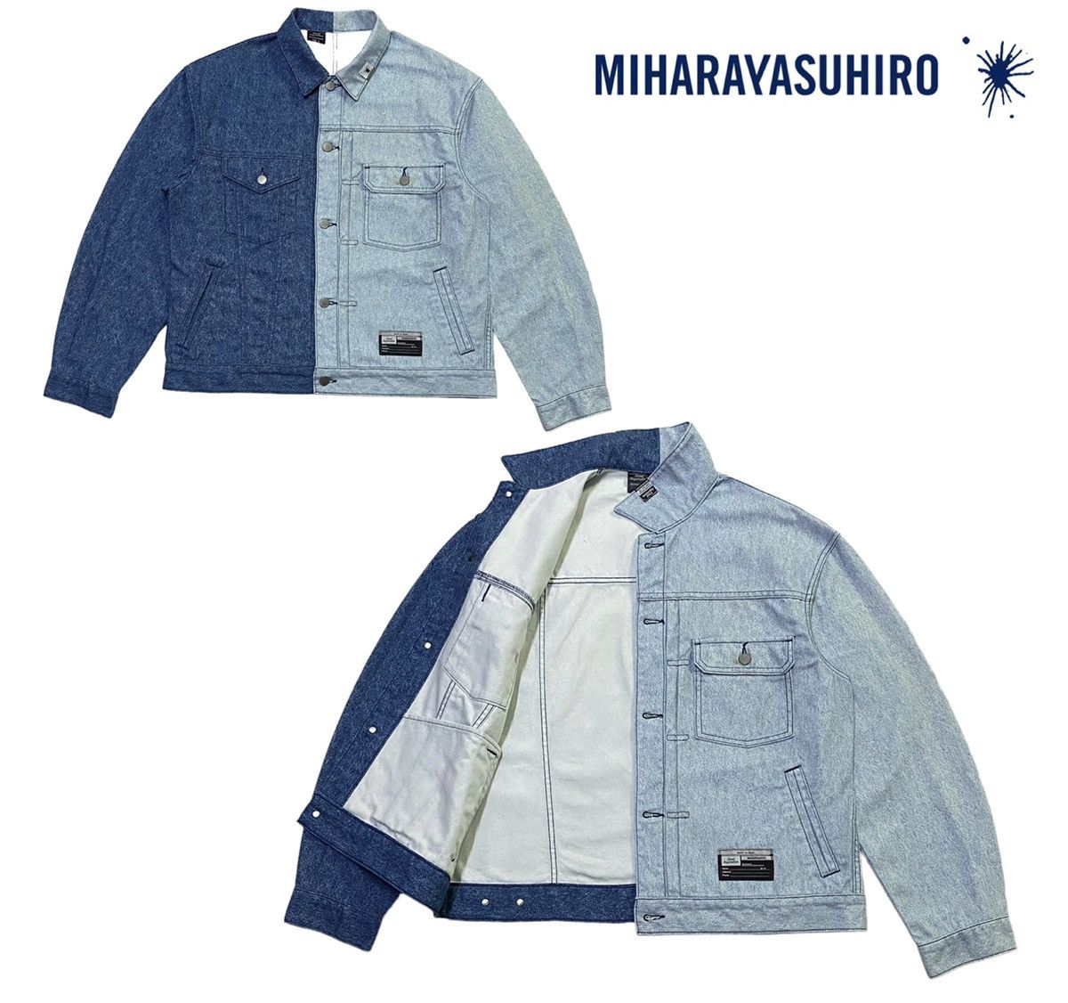 Japanese Brand Miharayasuhiro X Gu Denim Jacket Size US L / EU 52-54 / 3 - 1 Thumbnail