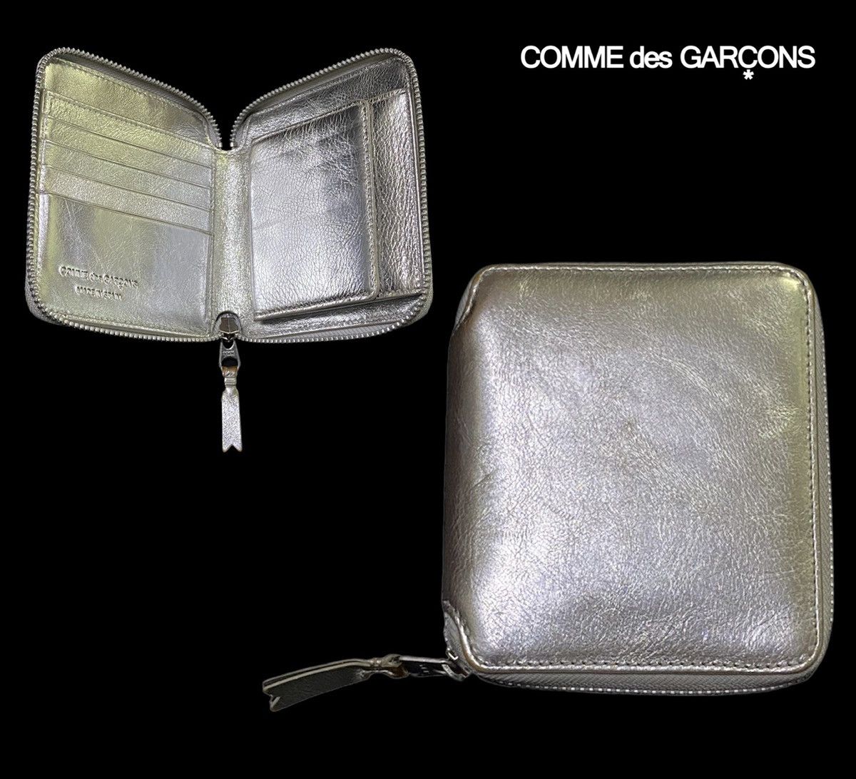 Comme des Garcons Comme Des Garçons SA2100G Silver Wallet Size ONE SIZE - 1 Thumbnail