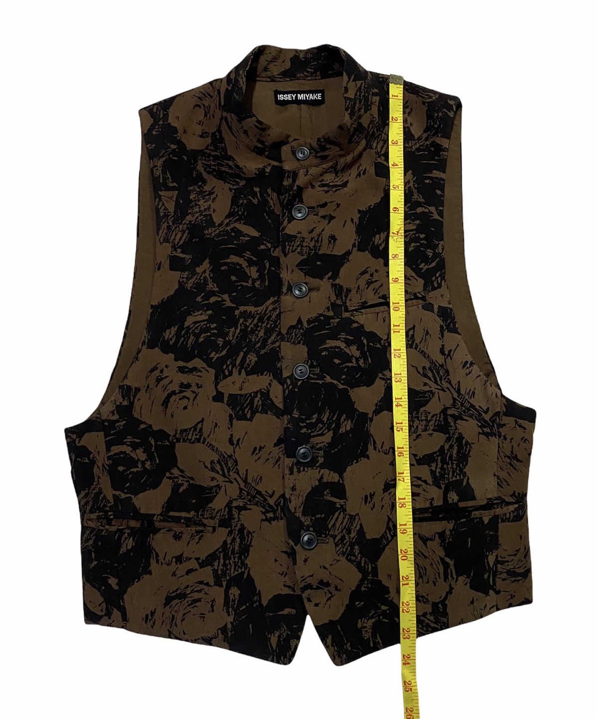 Issey Miyake 🔥RARE🔥VINTAGE ISSEY MIYAKE FLORAL PRINT BUTTONED VEST Size US M / EU 48-50 / 2 - 4 Thumbnail
