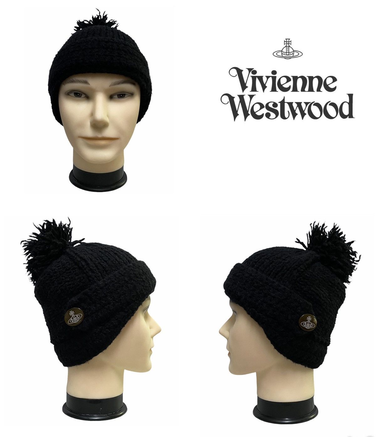 Japanese Brand Vintage Vivienne Westwood Beanie Size ONE SIZE - 1 Thumbnail