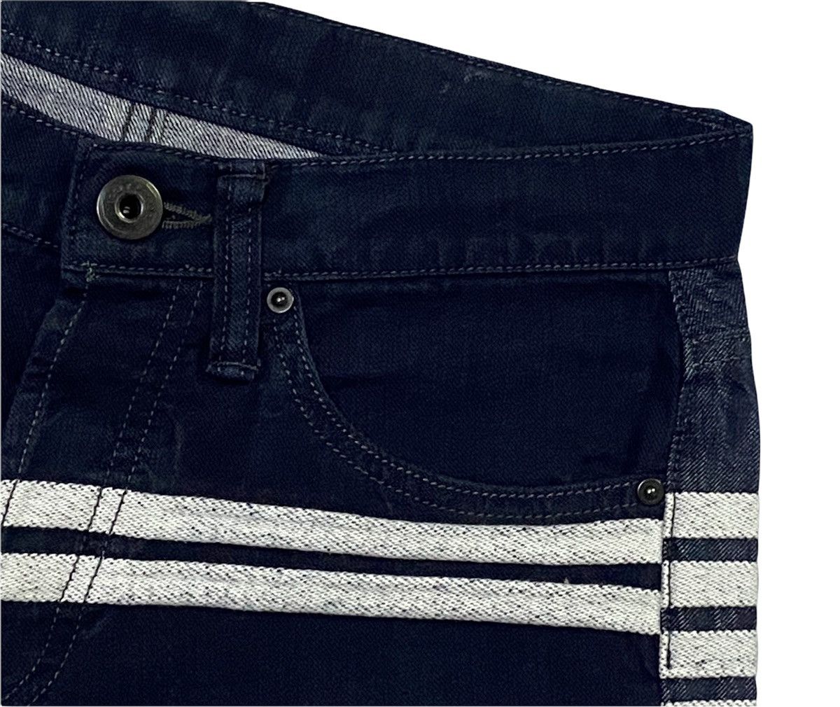 Issey Miyake Issey Miyake ‘APOC INSIDE’ Stripe Denim Pants Size US 29 - 17 Thumbnail