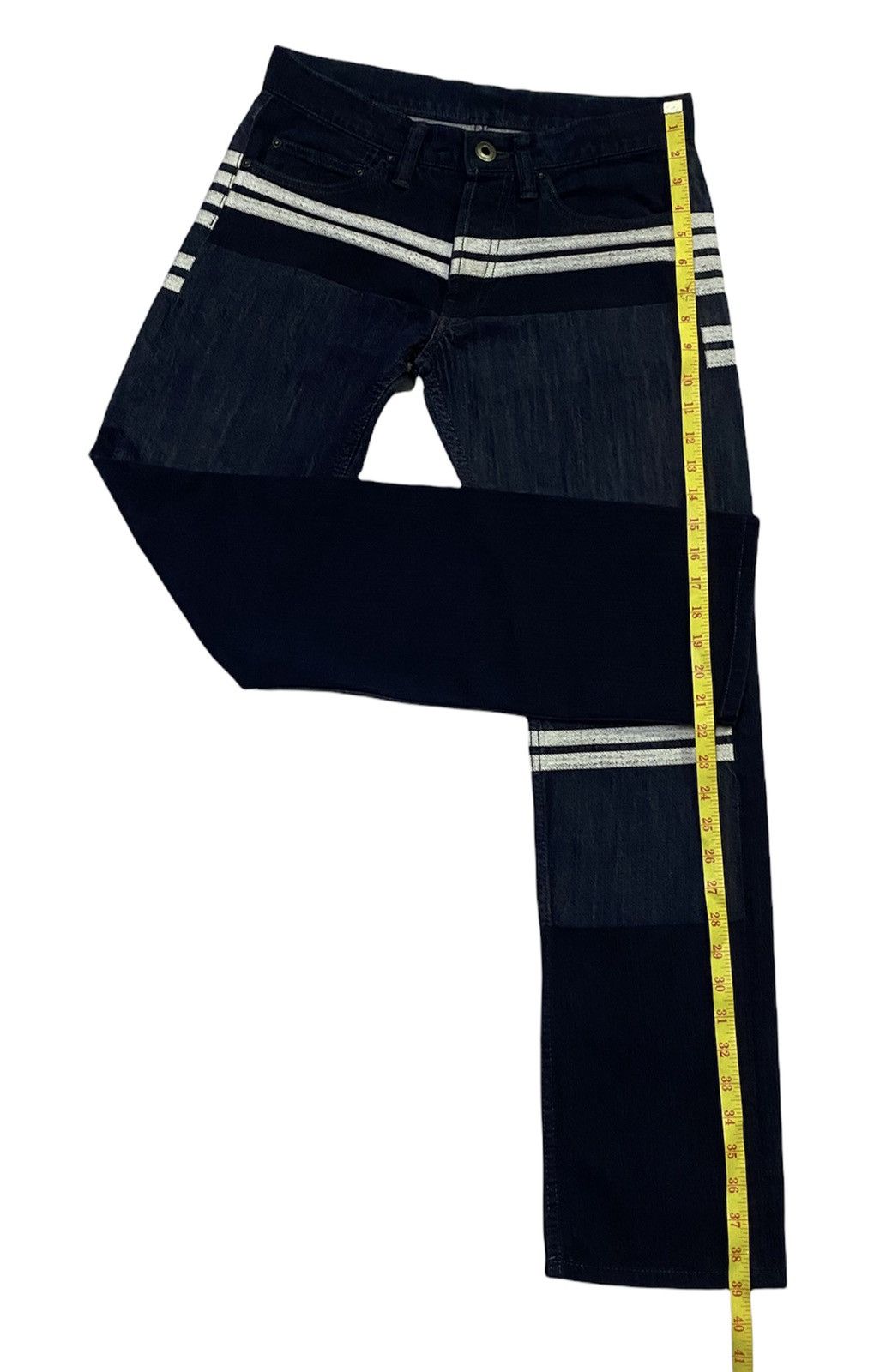 Issey Miyake Issey Miyake ‘APOC INSIDE’ Stripe Denim Pants Size US 29 - 6 Thumbnail