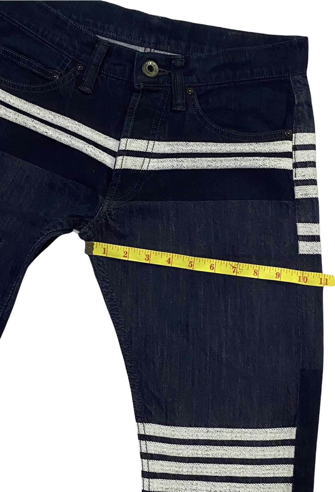 Issey Miyake Issey Miyake ‘APOC INSIDE’ Stripe Denim Pants Size US 29 - 8 Thumbnail