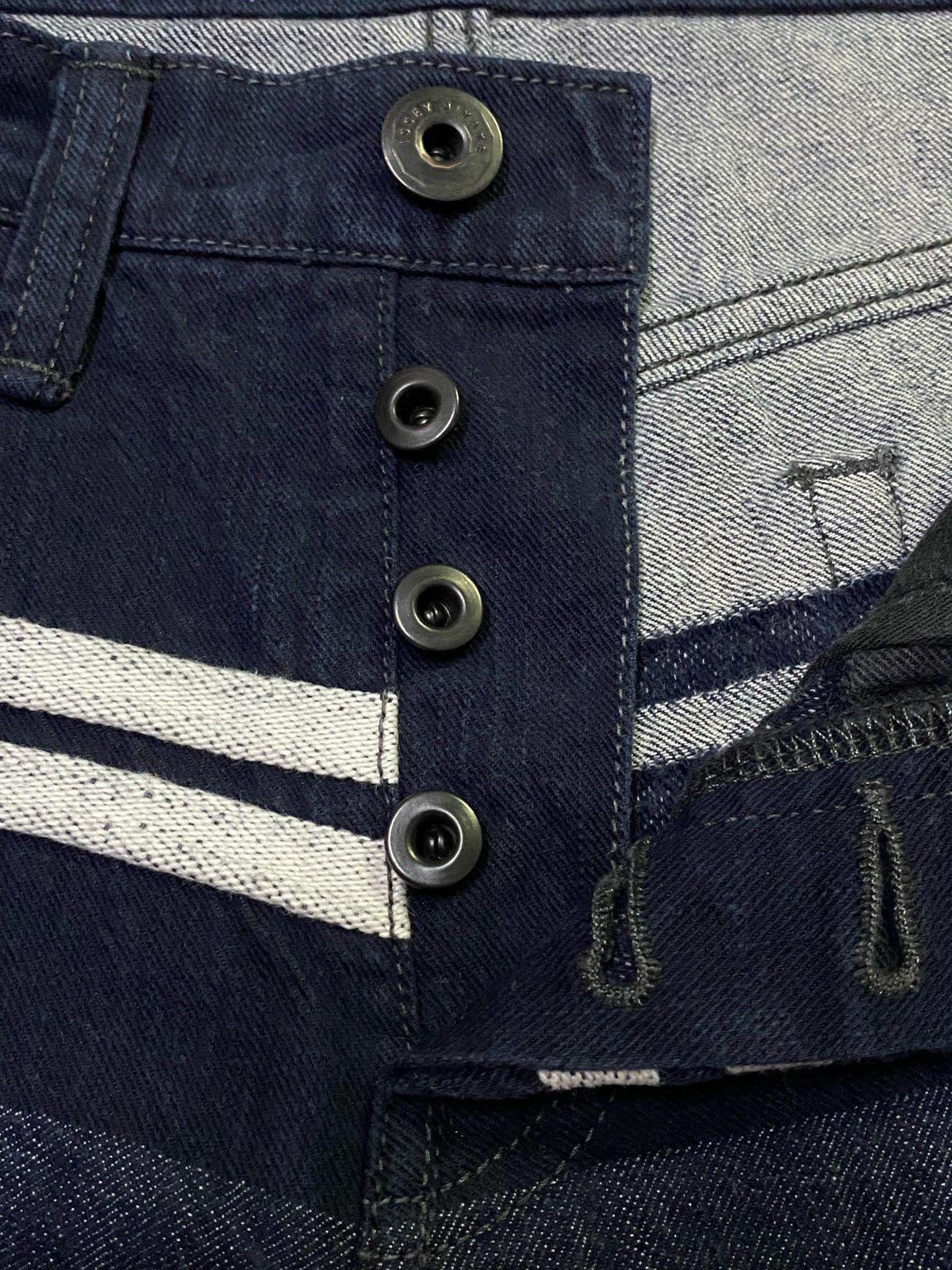 Issey Miyake Issey Miyake ‘APOC INSIDE’ Stripe Denim Pants Size US 29 - 15 Thumbnail