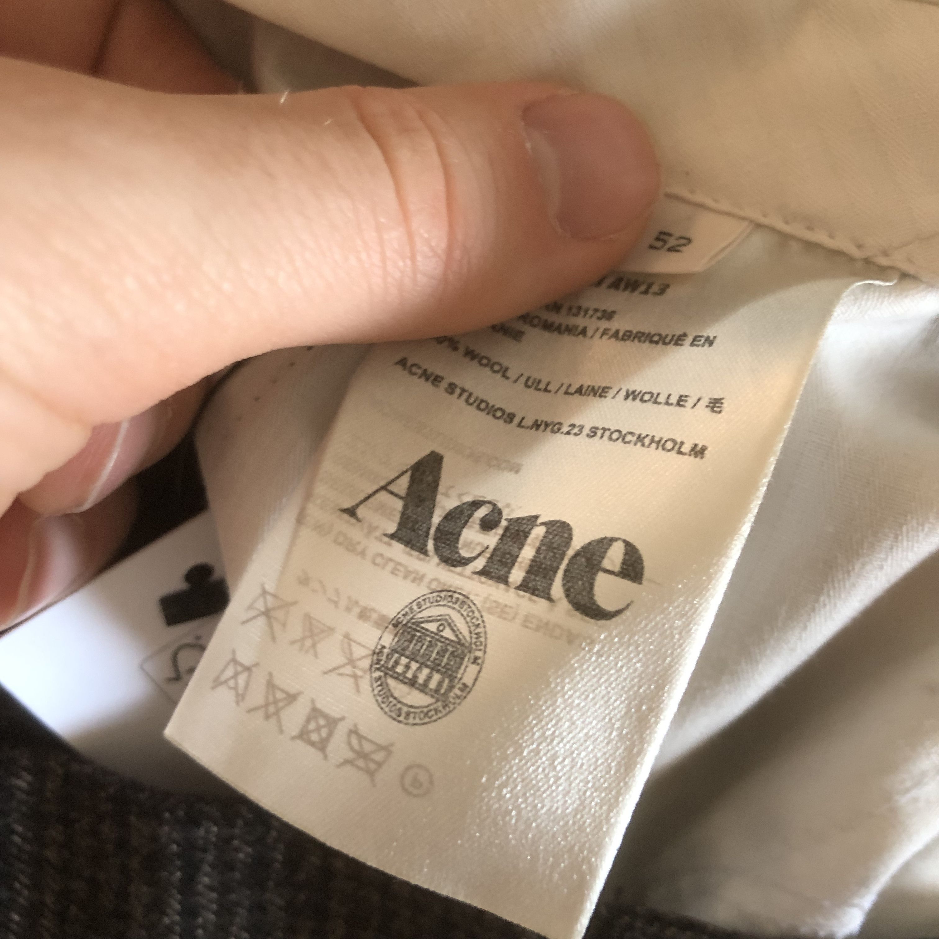 Acne Studios Acne Studios Houndstooth Wool Trousers Size US 36 / EU 52 - 4 Thumbnail