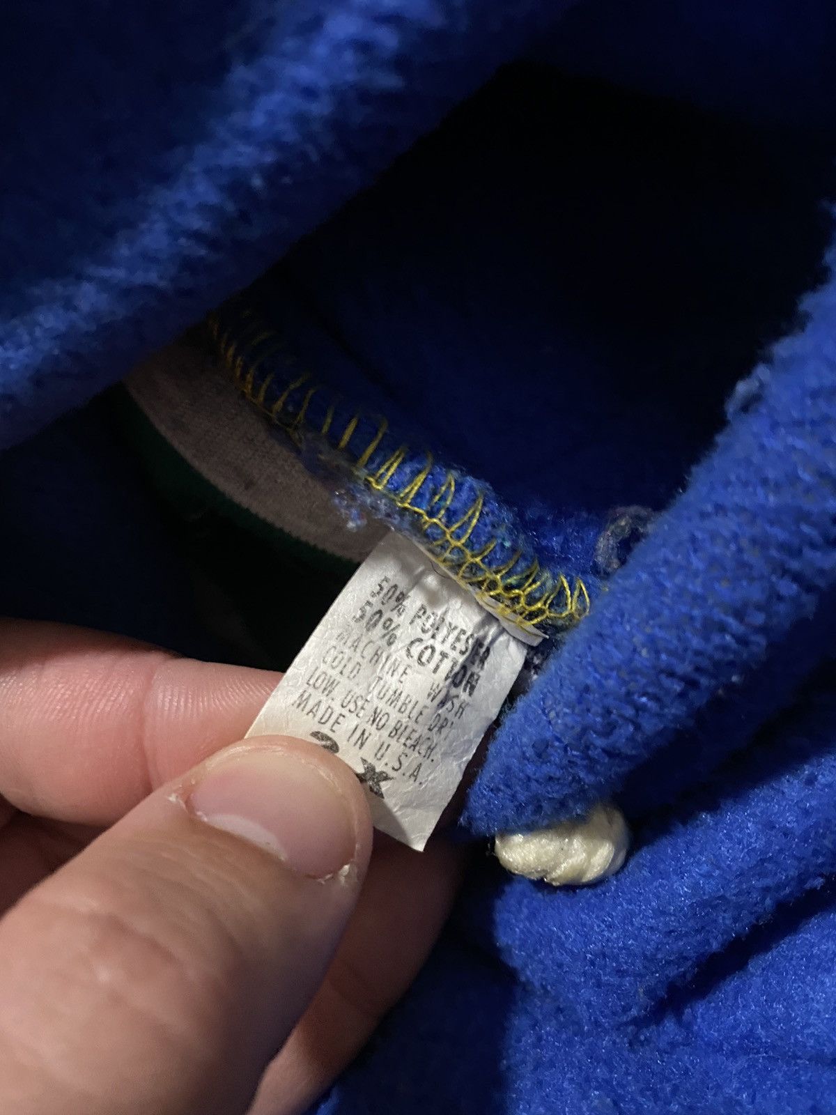 Vintage Vintage baggy reversible 1970s pullover sewn on hood hoodie Size US M / EU 48-50 / 2 - 5 Thumbnail