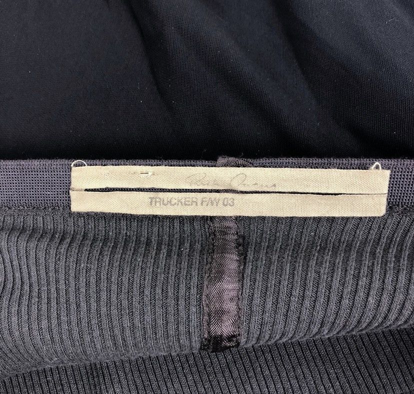 Rick Owens Fw03 Trucker Skirt Unisex Size 34" / US 12 / IT 48 - 5 Thumbnail