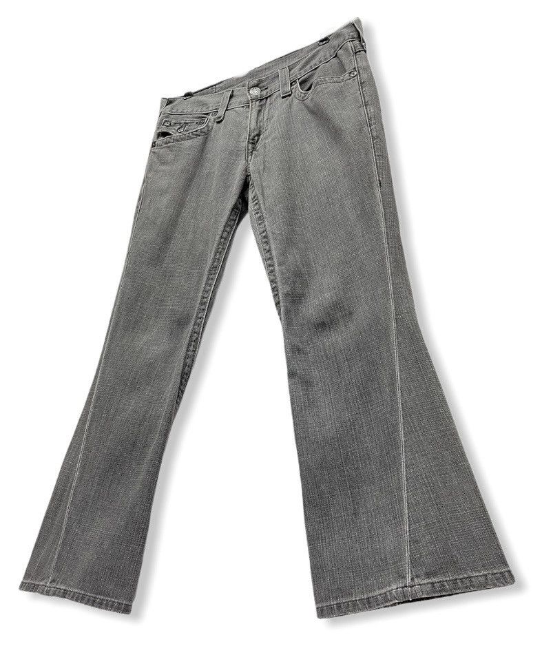 True Religion × Vintage 🔥FYE💥90's TRUE RELIGION Joey Flared Denim Pants Size US 31 - 1 Thumbnail
