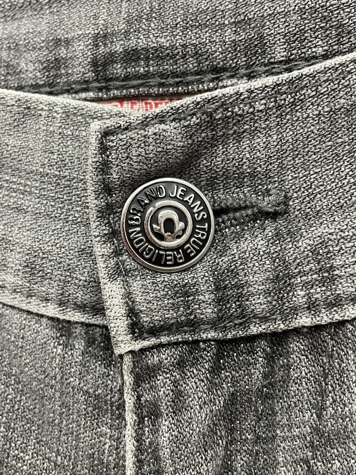 True Religion × Vintage 🔥FYE💥90's TRUE RELIGION Joey Flared Denim Pants Size US 31 - 4 Thumbnail