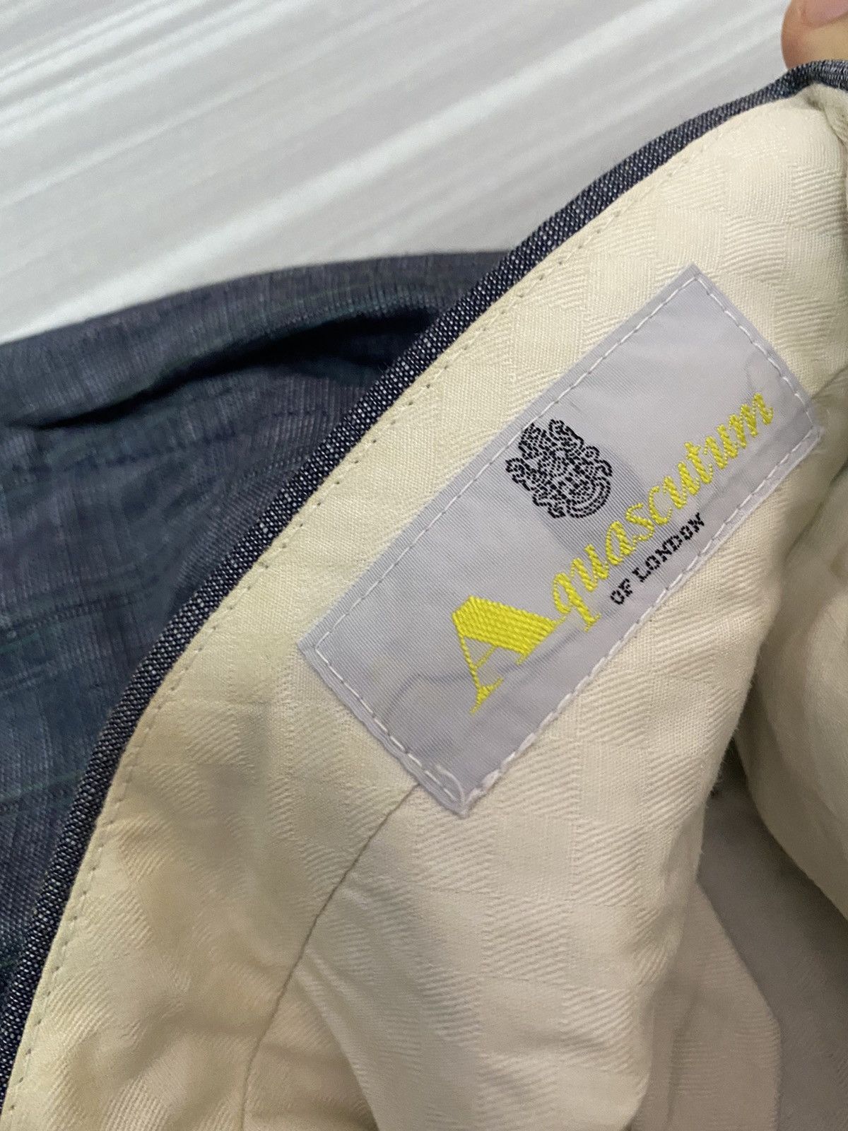 Aquascutum 🔥AQUASCUTUM LONDON STRIPED WOOL TROUSERS YOHJI STYLE Size US 32 / EU 48 - 6 Thumbnail