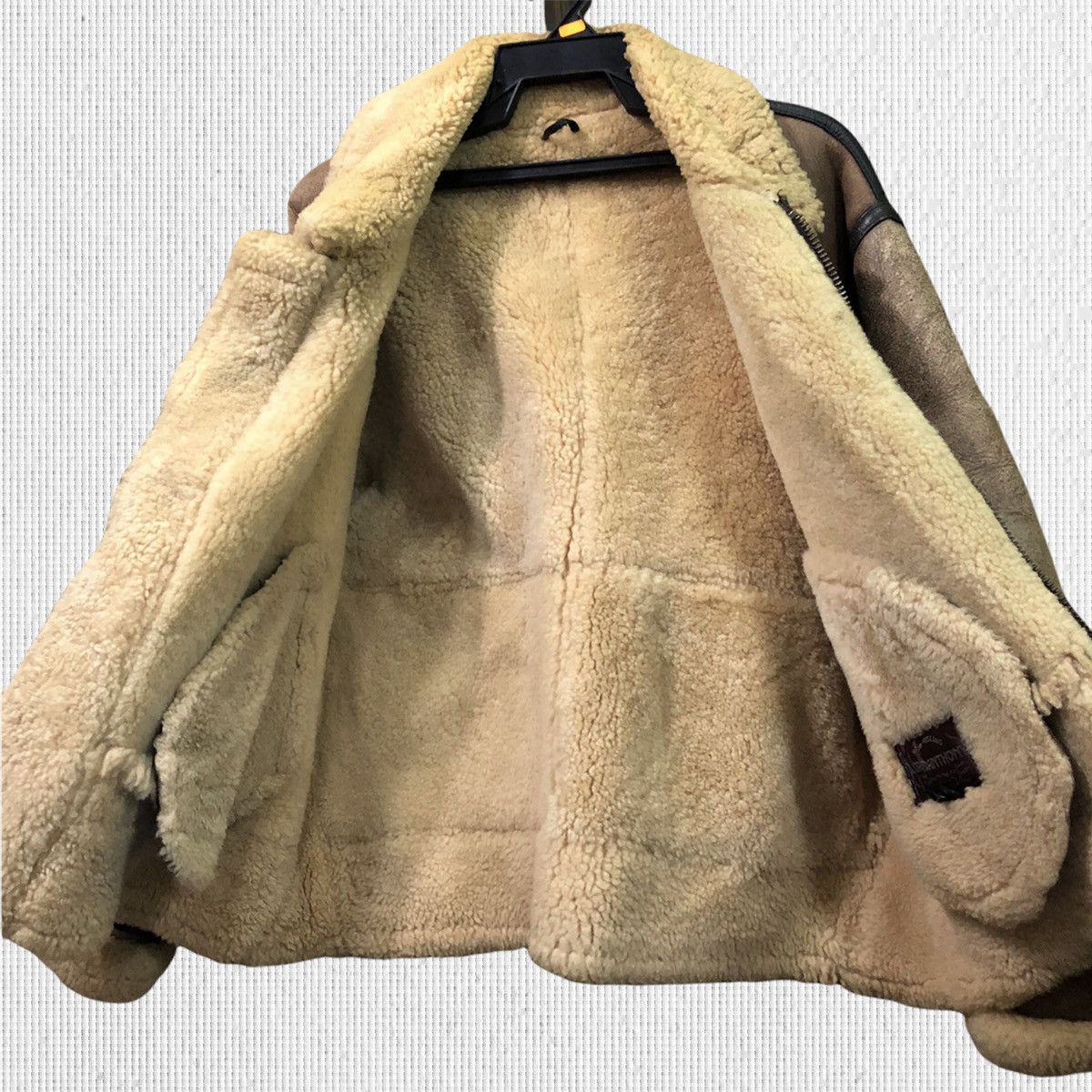Genuine Leather Vintage LORDANTHONY Wool Leather Jacket Size US M / EU 48-50 / 2 - 3 Thumbnail