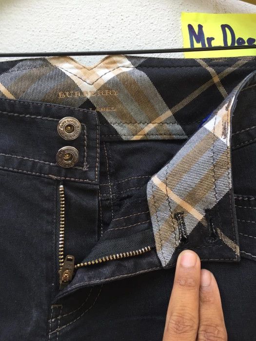 Burberry Blue Label Nova Checked Casual Pants Size 28" / US 6 / IT 42 - 8 Thumbnail