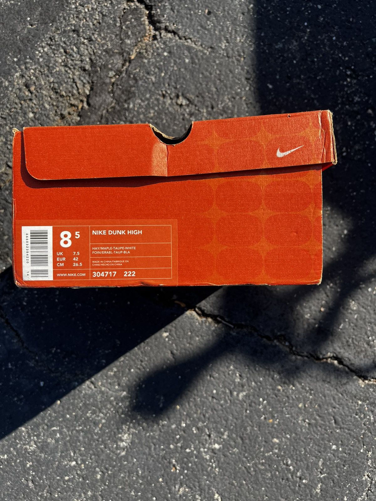 Nike Dunk High | Maple-Taupe-White Size US 8.5 / EU 41-42 - 7 Thumbnail