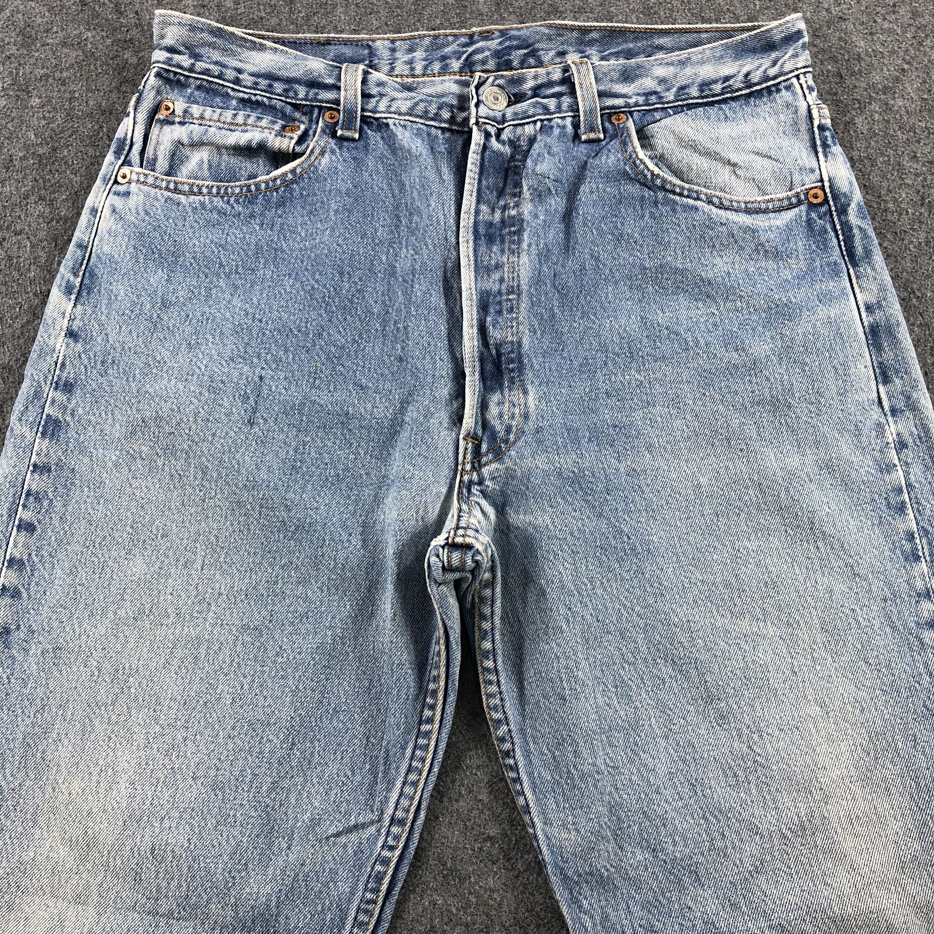 Levi's × Vintage Vintage 90s Stone Wash Levis 501 Jeans-JM2002 Size US 33 - 3 Thumbnail