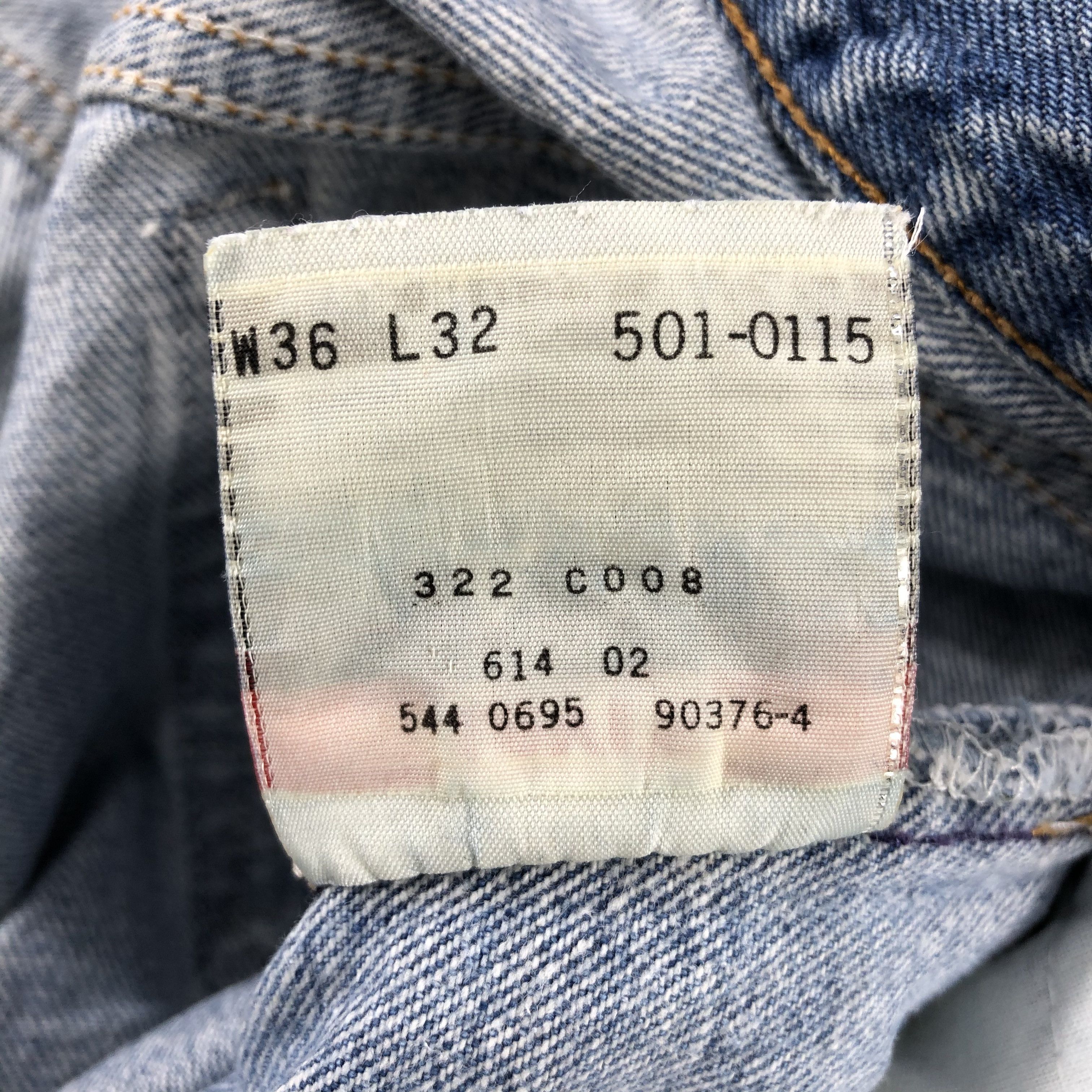 Levi's × Vintage Vintage 90s Stone Wash Levis 501 Jeans-JM2002 Size US 33 - 10 Thumbnail