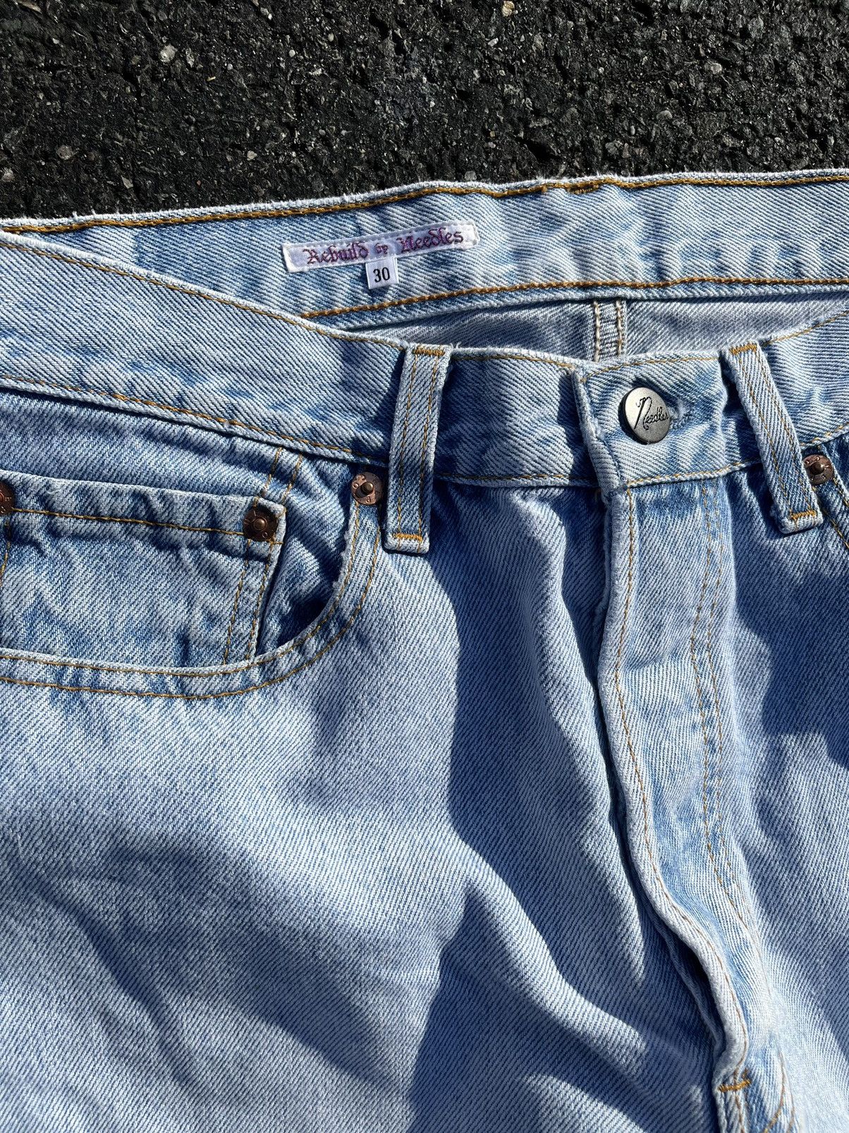 Needles Rebuild by Needles Denim Jeans Size US 30 / EU 46 - 3 Thumbnail