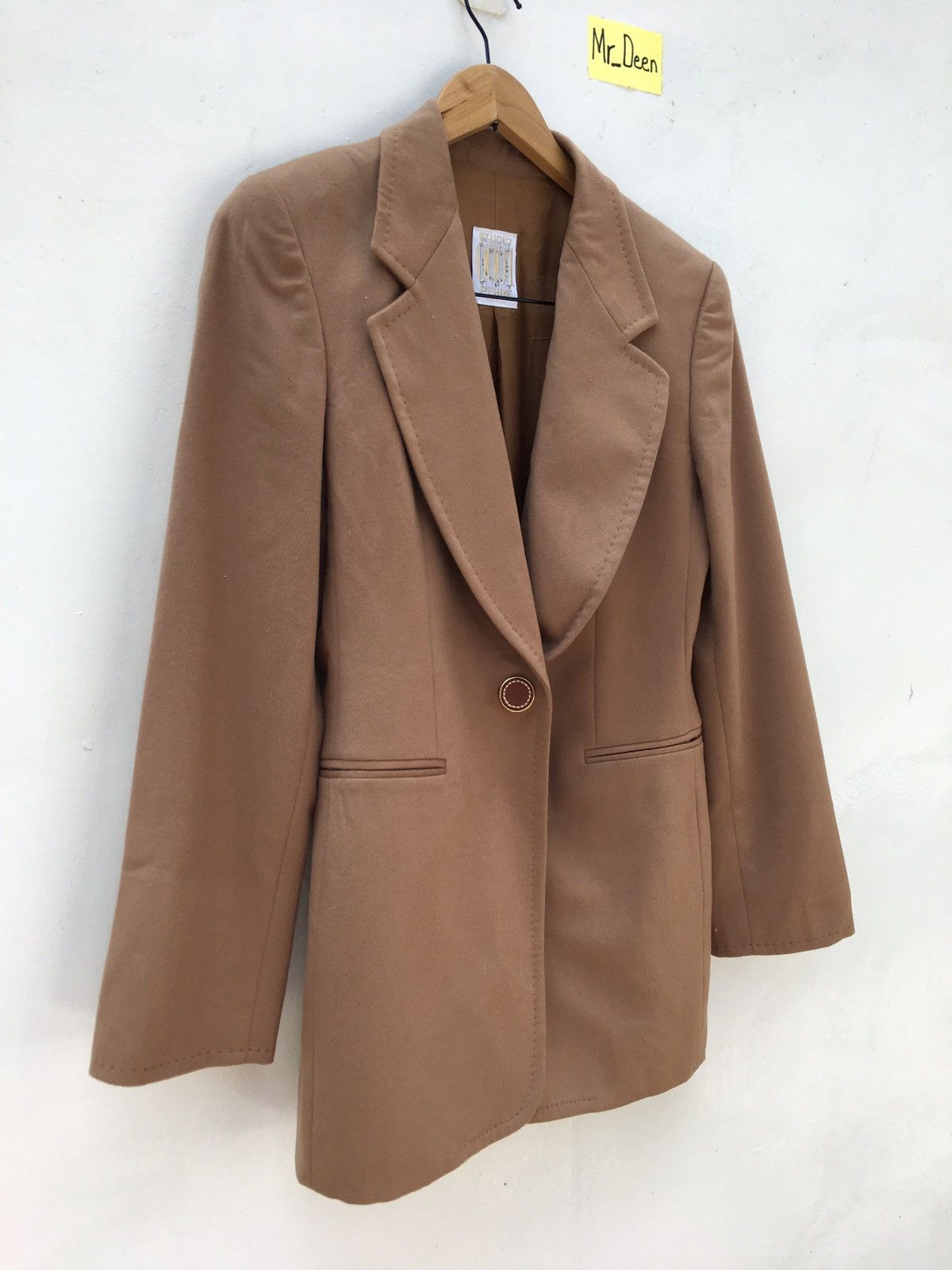 Ferre Brown Wool Blazer / Coat Studio 0001 Ferre Italy Designer Size 36R - 2 Thumbnail