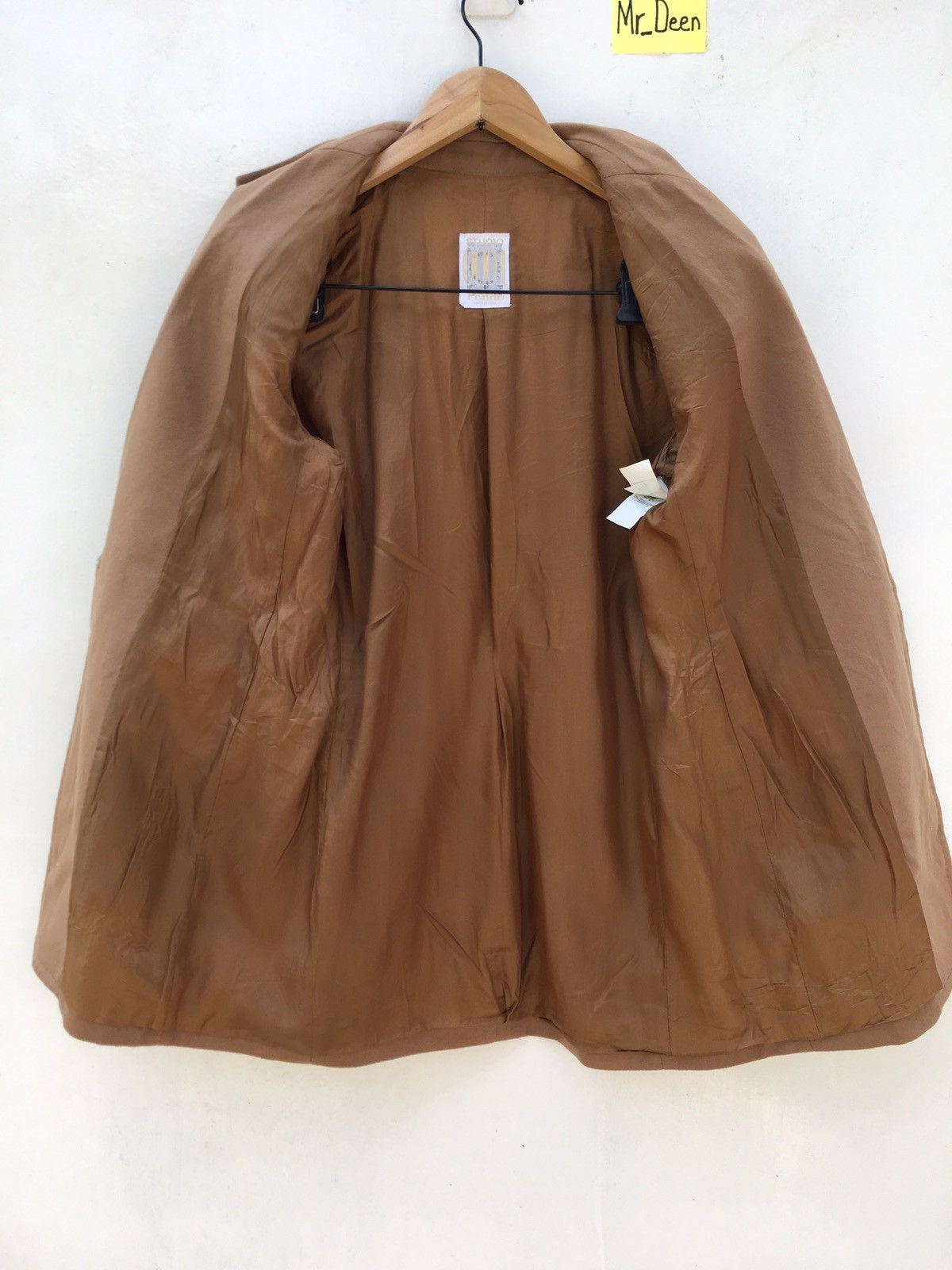 Ferre Brown Wool Blazer / Coat Studio 0001 Ferre Italy Designer Size 36R - 13 Thumbnail