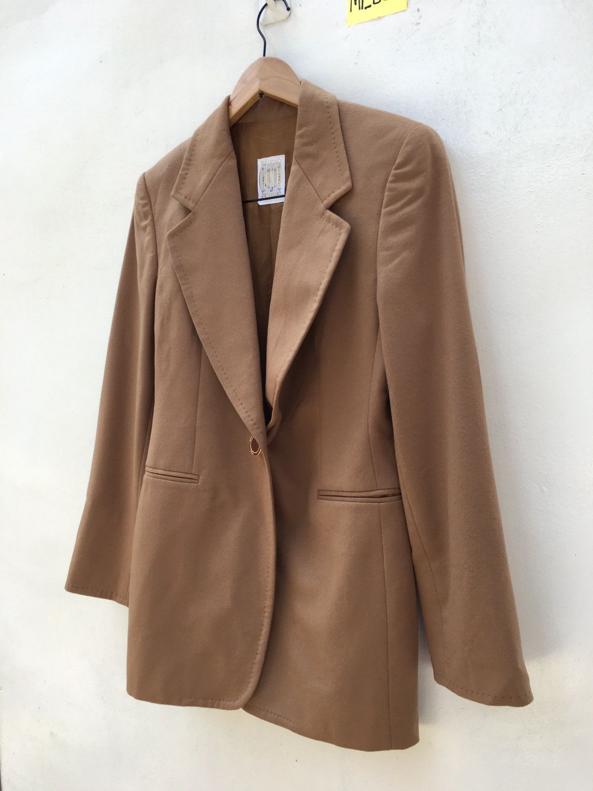 Ferre Brown Wool Blazer / Coat Studio 0001 Ferre Italy Designer Size 36R - 3 Thumbnail