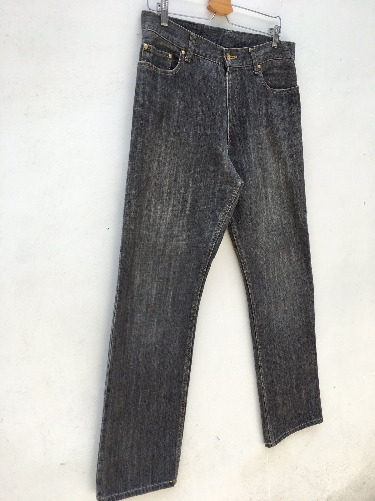 Lanvin Lanvin Black Straight Cut Denim / Jeans Size US 32 / EU 48 - 2 Thumbnail