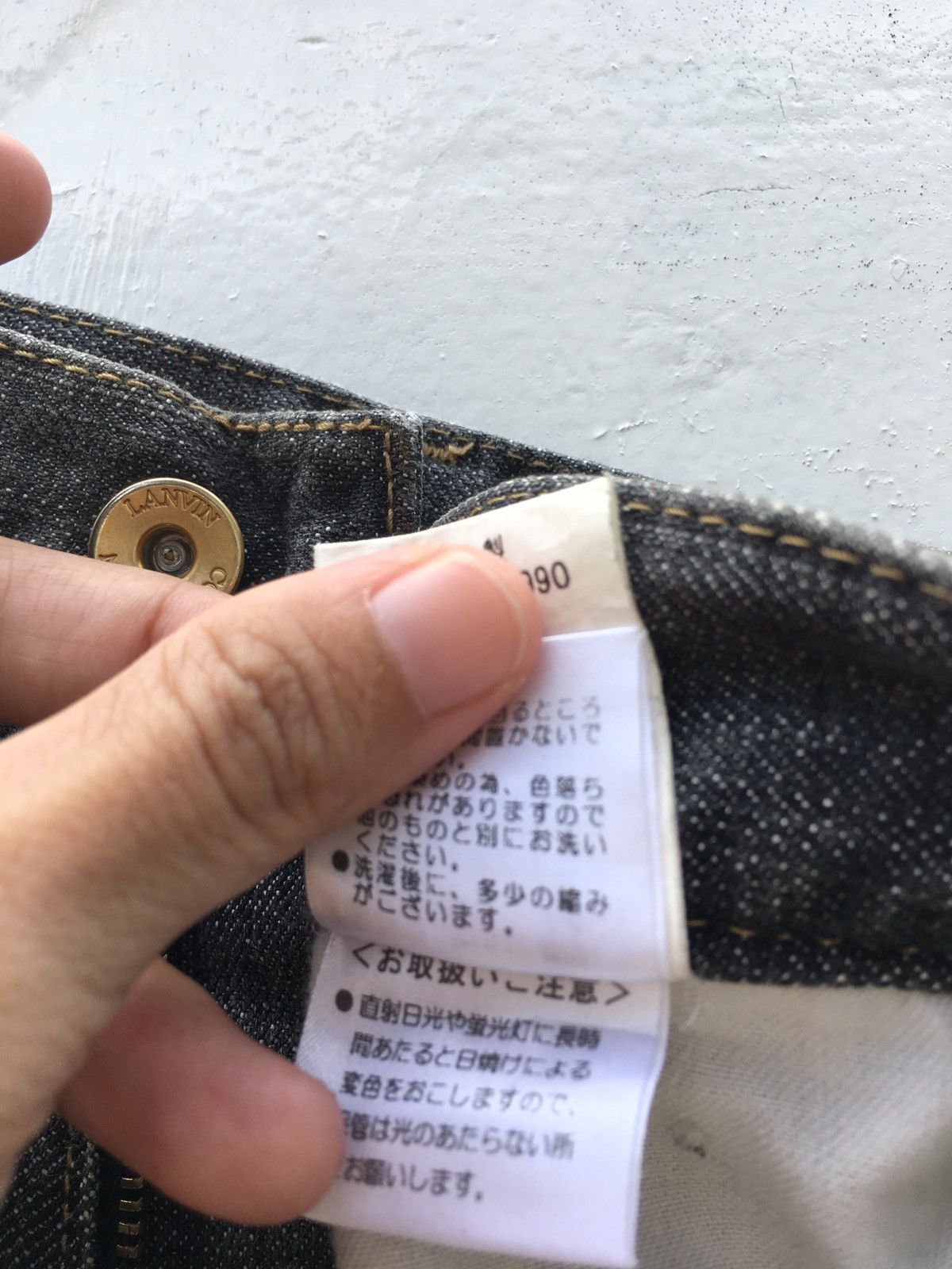 Lanvin Lanvin Black Straight Cut Denim / Jeans Size US 32 / EU 48 - 16 Thumbnail