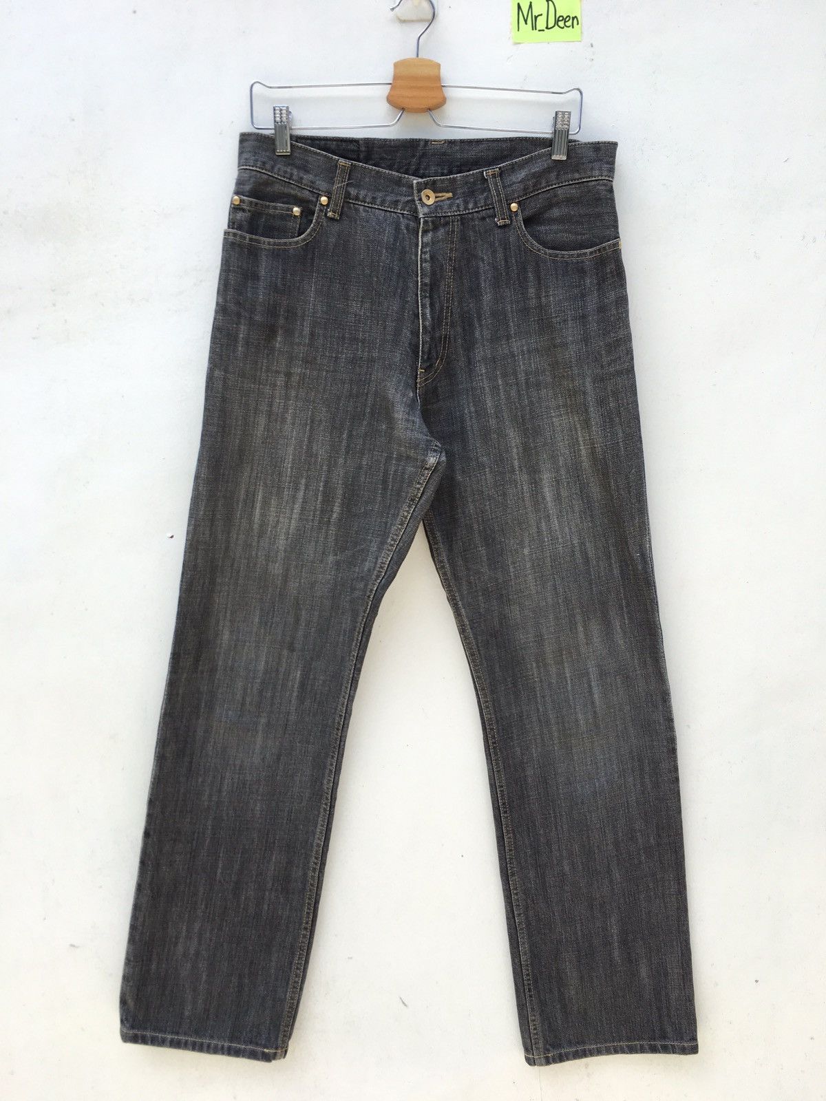 Lanvin Lanvin Black Straight Cut Denim / Jeans Size US 32 / EU 48 - 1 Thumbnail