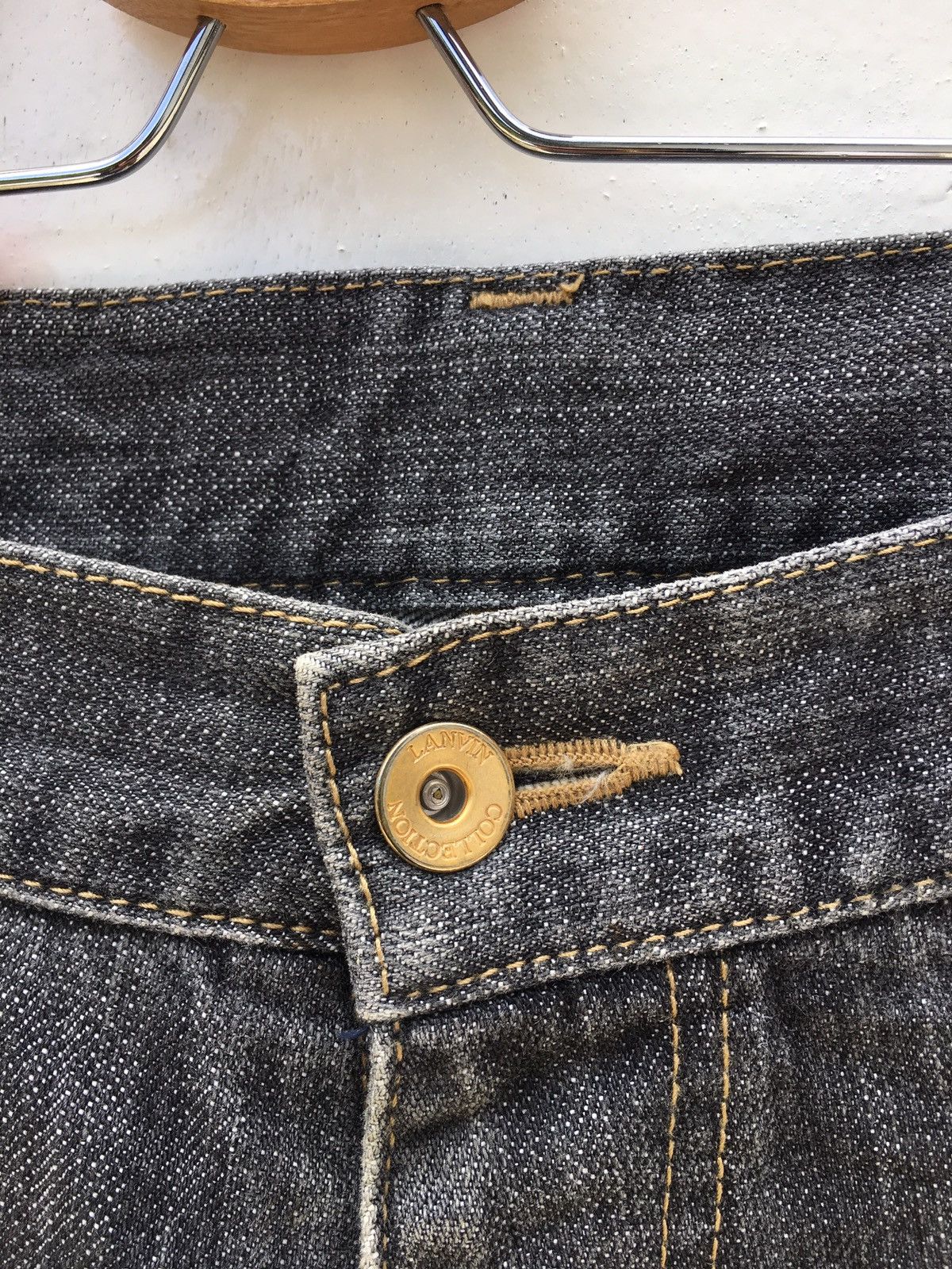 Lanvin Lanvin Black Straight Cut Denim / Jeans Size US 32 / EU 48 - 6 Thumbnail