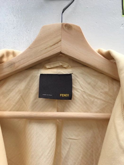 Fendi Yellow Blazer / Jacket by Fendi Size US XS / EU 42 / 0 - 12 Thumbnail