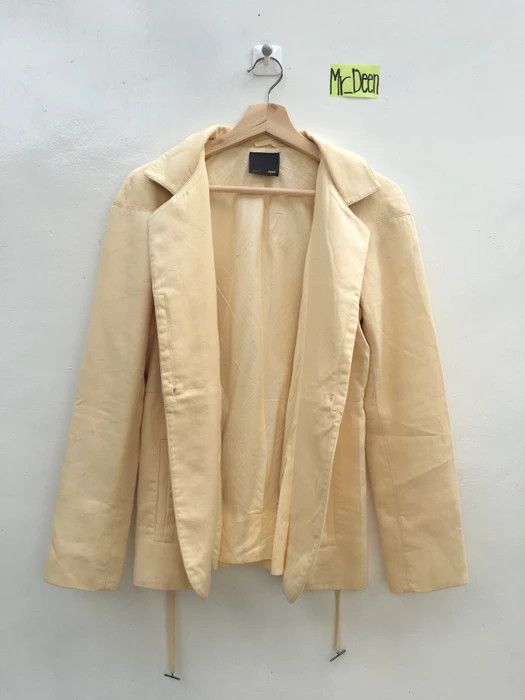 Fendi Yellow Blazer / Jacket by Fendi Size US XS / EU 42 / 0 - 4 Thumbnail