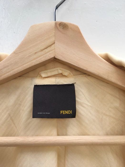 Fendi Yellow Blazer / Jacket by Fendi Size US XS / EU 42 / 0 - 9 Thumbnail