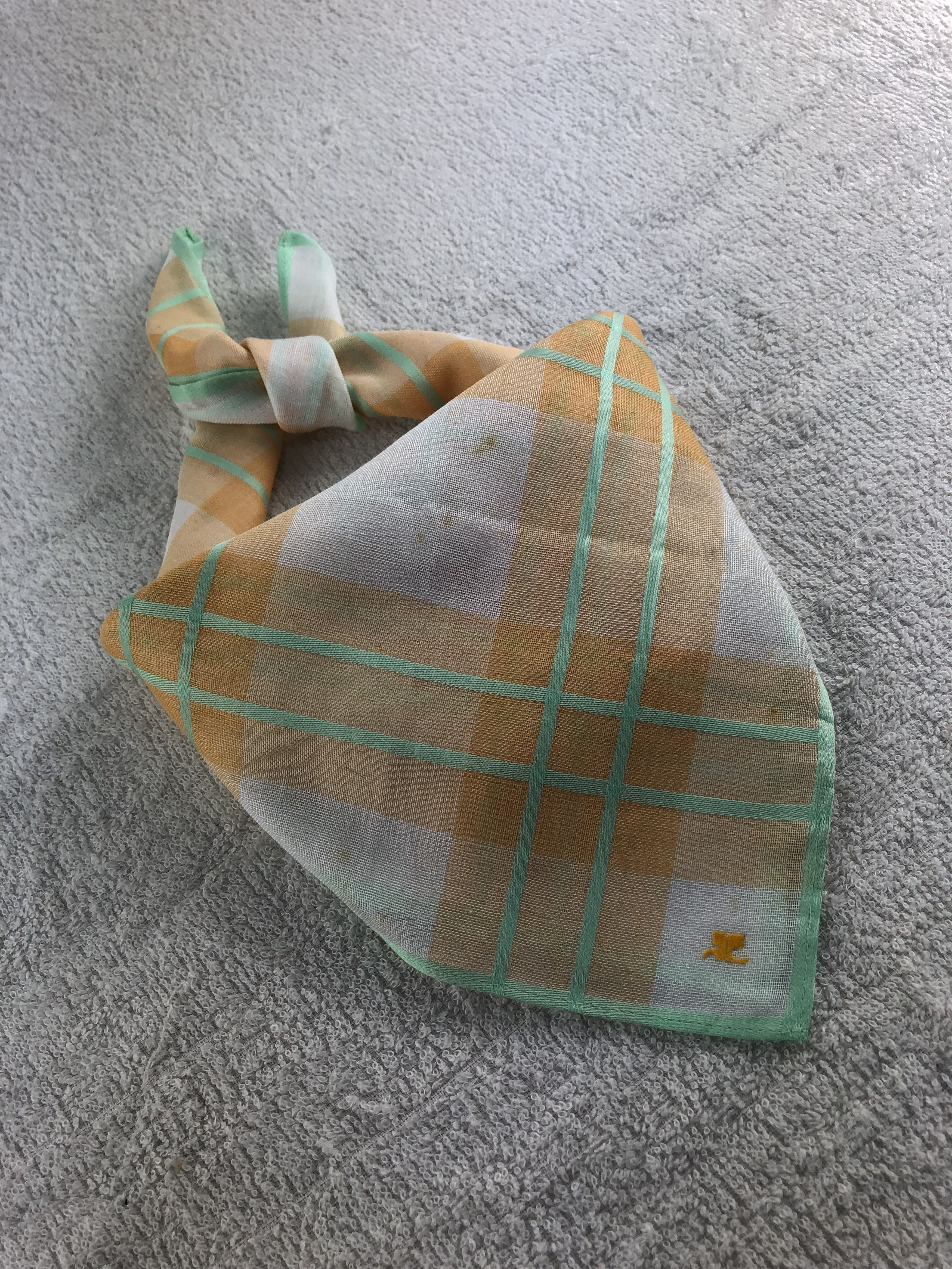 Courreges Courreges Handkerchief / Bandana / Neckerchief C298 Size ONE SIZE - 1 Thumbnail