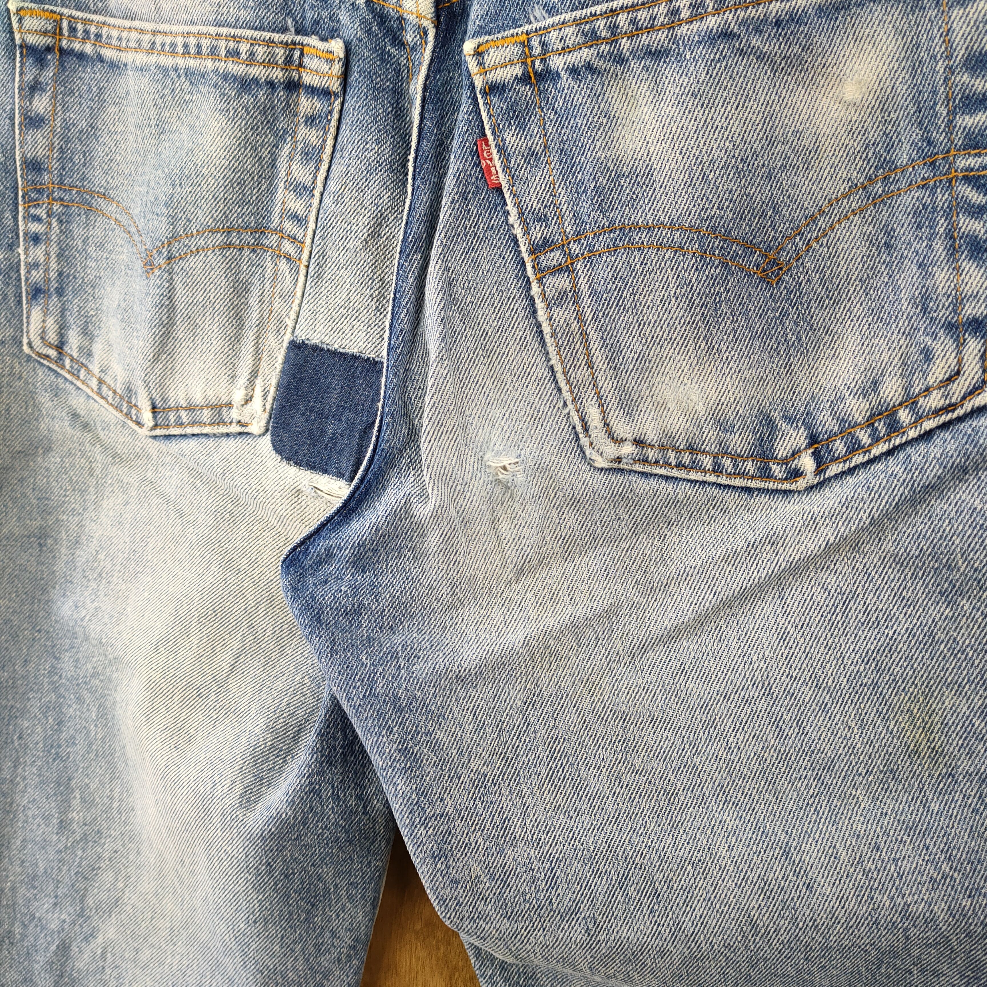 Levi's Vintage Clothing VINTAGE LEVI'S 610 USA FADED RIPPEP DENIM JEANS w29 Size US 29 - 13 Thumbnail