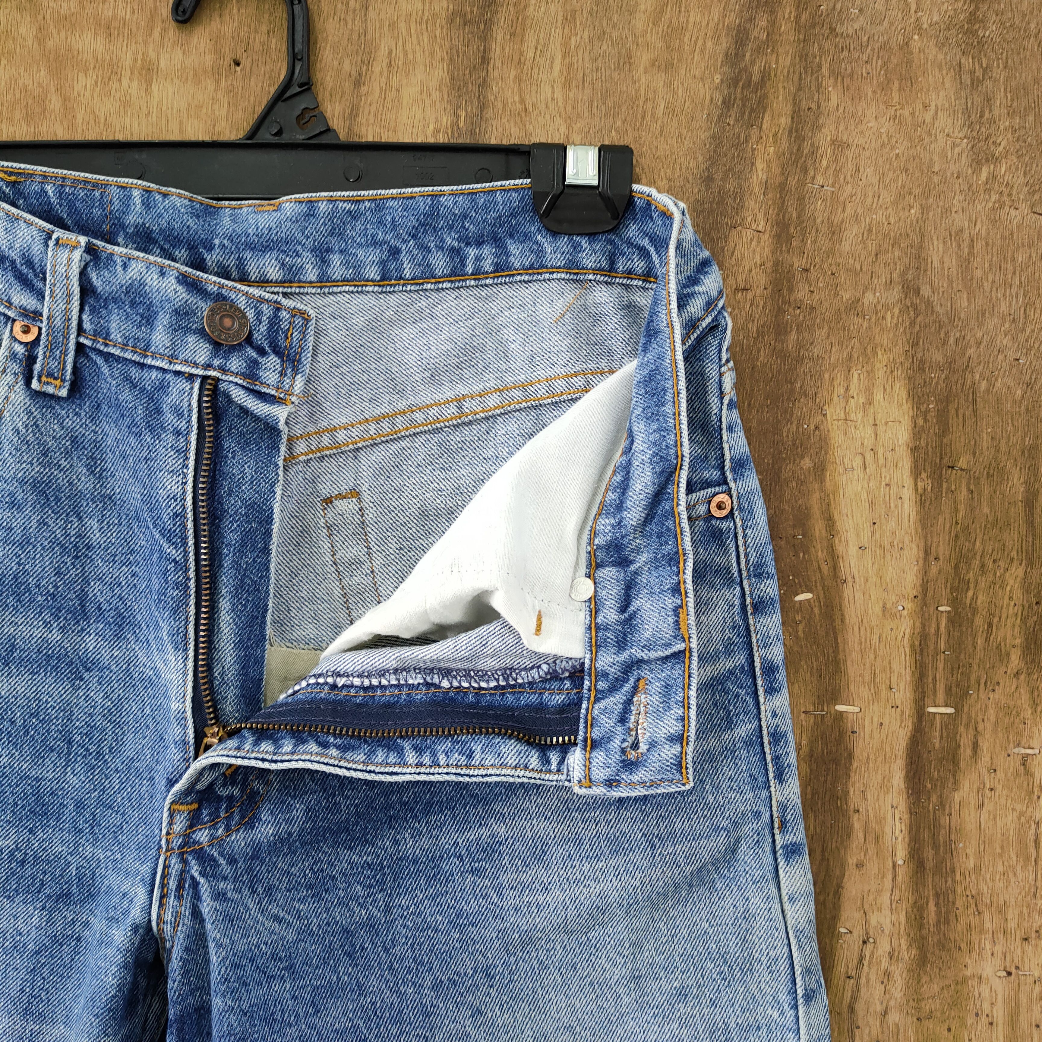 Levi's Vintage Clothing VINTAGE LEVI'S 610 USA FADED RIPPEP DENIM JEANS w29 Size US 29 - 4 Thumbnail