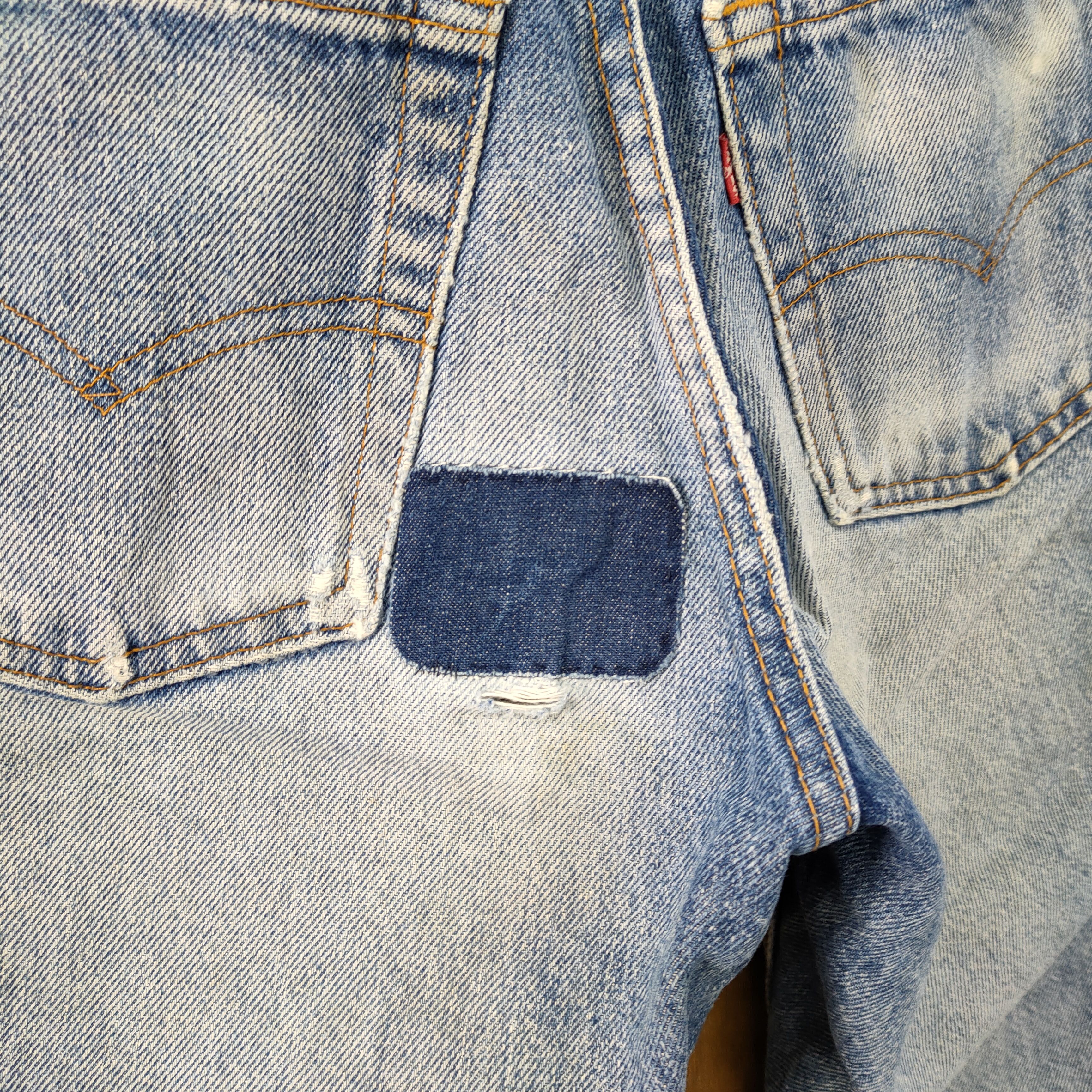 Levi's Vintage Clothing VINTAGE LEVI'S 610 USA FADED RIPPEP DENIM JEANS w29 Size US 29 - 12 Thumbnail