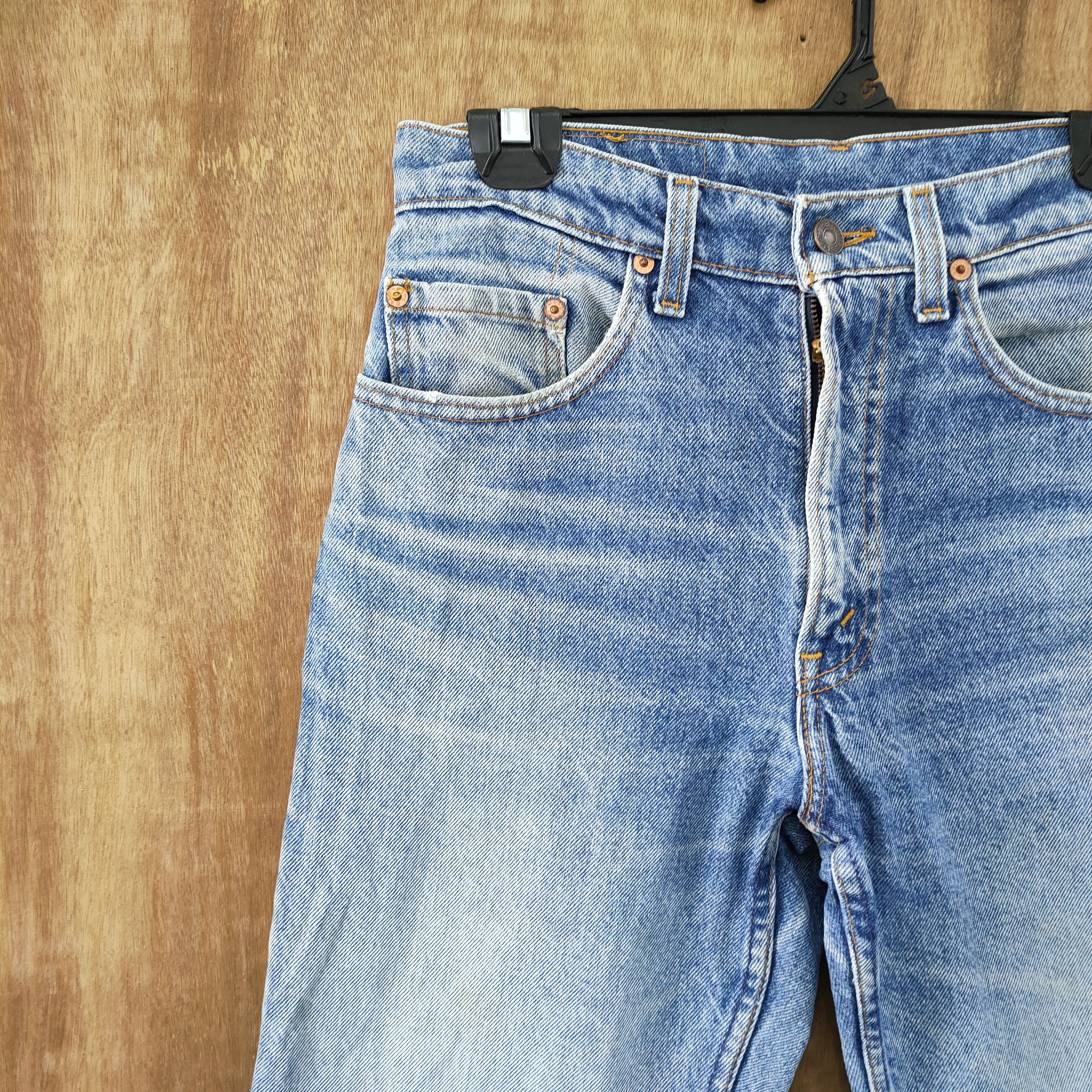 Levi's Vintage Clothing VINTAGE LEVI'S 610 USA FADED RIPPEP DENIM JEANS w29 Size US 29 - 6 Thumbnail