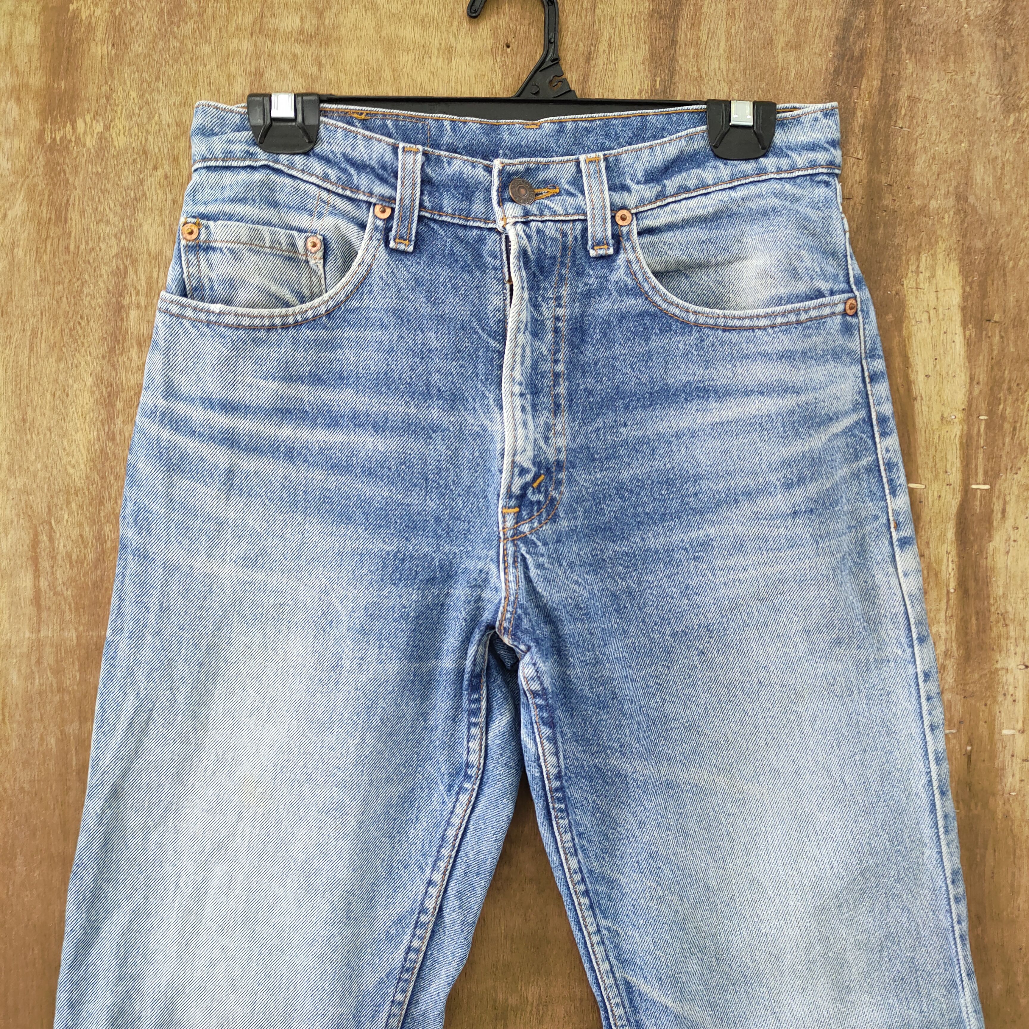 Levi's Vintage Clothing VINTAGE LEVI'S 610 USA FADED RIPPEP DENIM JEANS w29 Size US 29 - 2 Thumbnail
