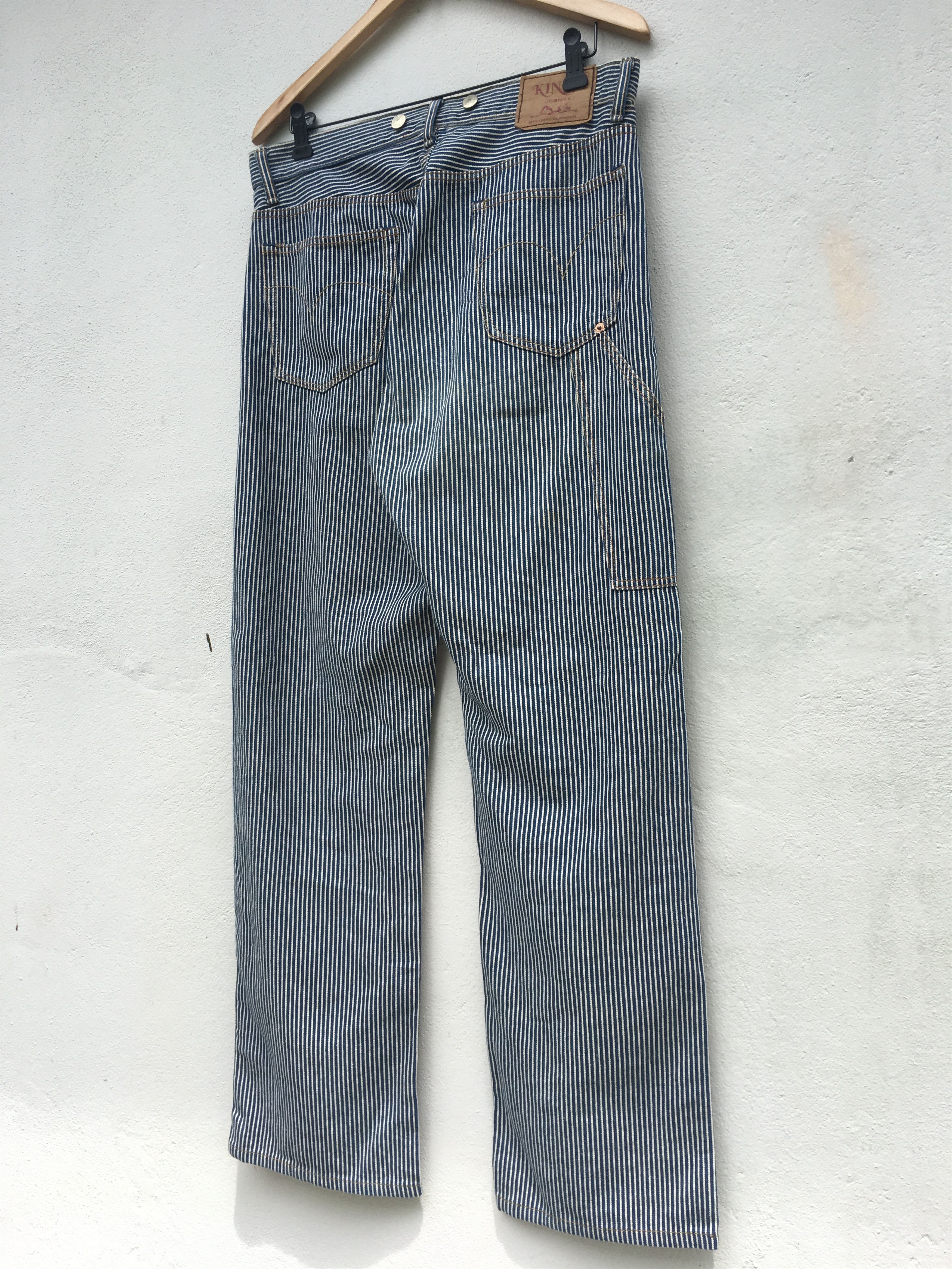 Hysteric Glamour Hysteric Glamour Rare KINKY STRIPES JEANS (Loose Cut) Size US 32 / EU 48 - 7 Thumbnail