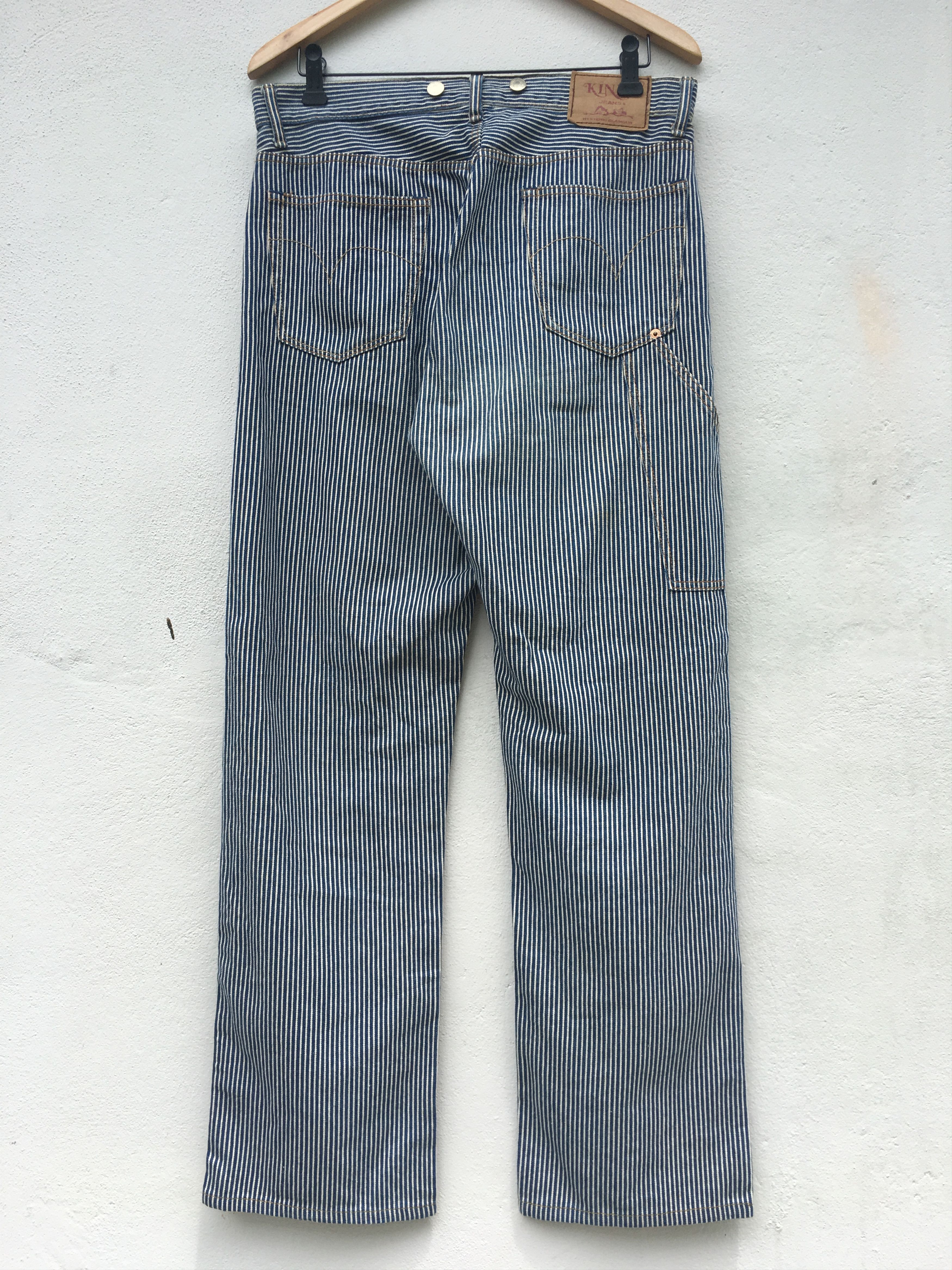 Hysteric Glamour Rare KINKY STRIPES JEANS (Loose Cut)