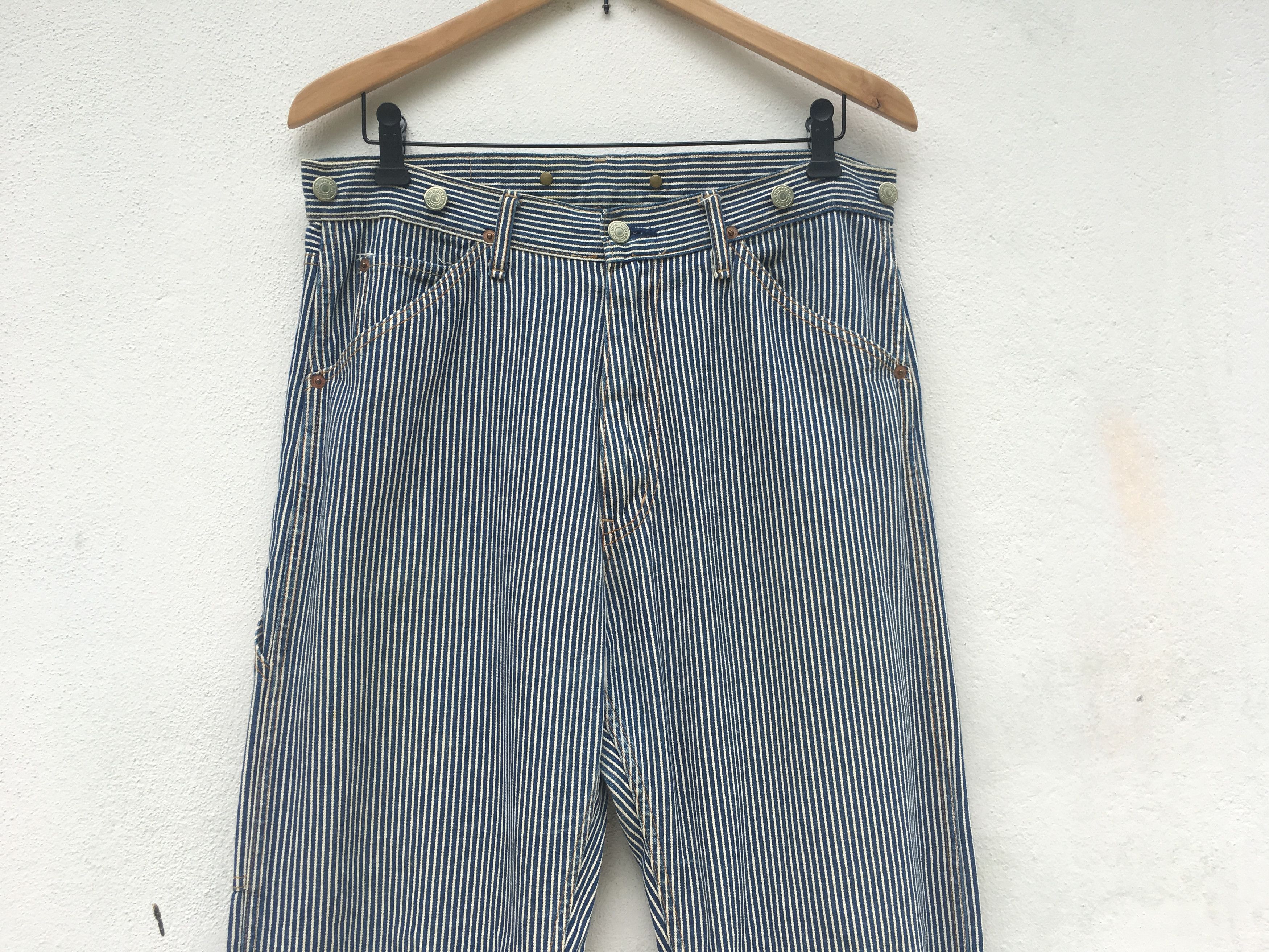 Hysteric Glamour Hysteric Glamour Rare KINKY STRIPES JEANS (Loose Cut) Size US 32 / EU 48 - 5 Thumbnail