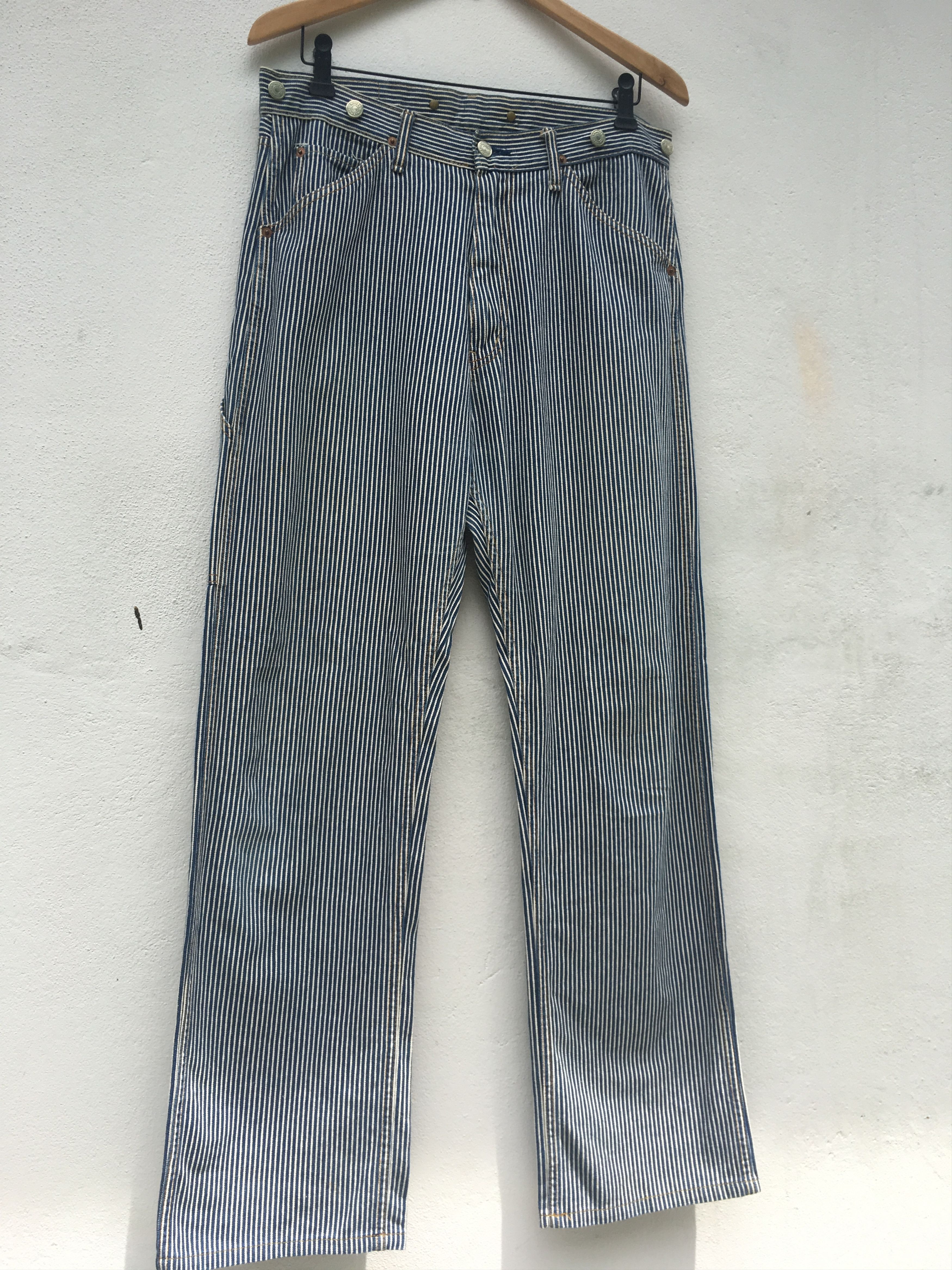Hysteric Glamour Hysteric Glamour Rare KINKY STRIPES JEANS (Loose Cut) Size US 32 / EU 48 - 4 Thumbnail