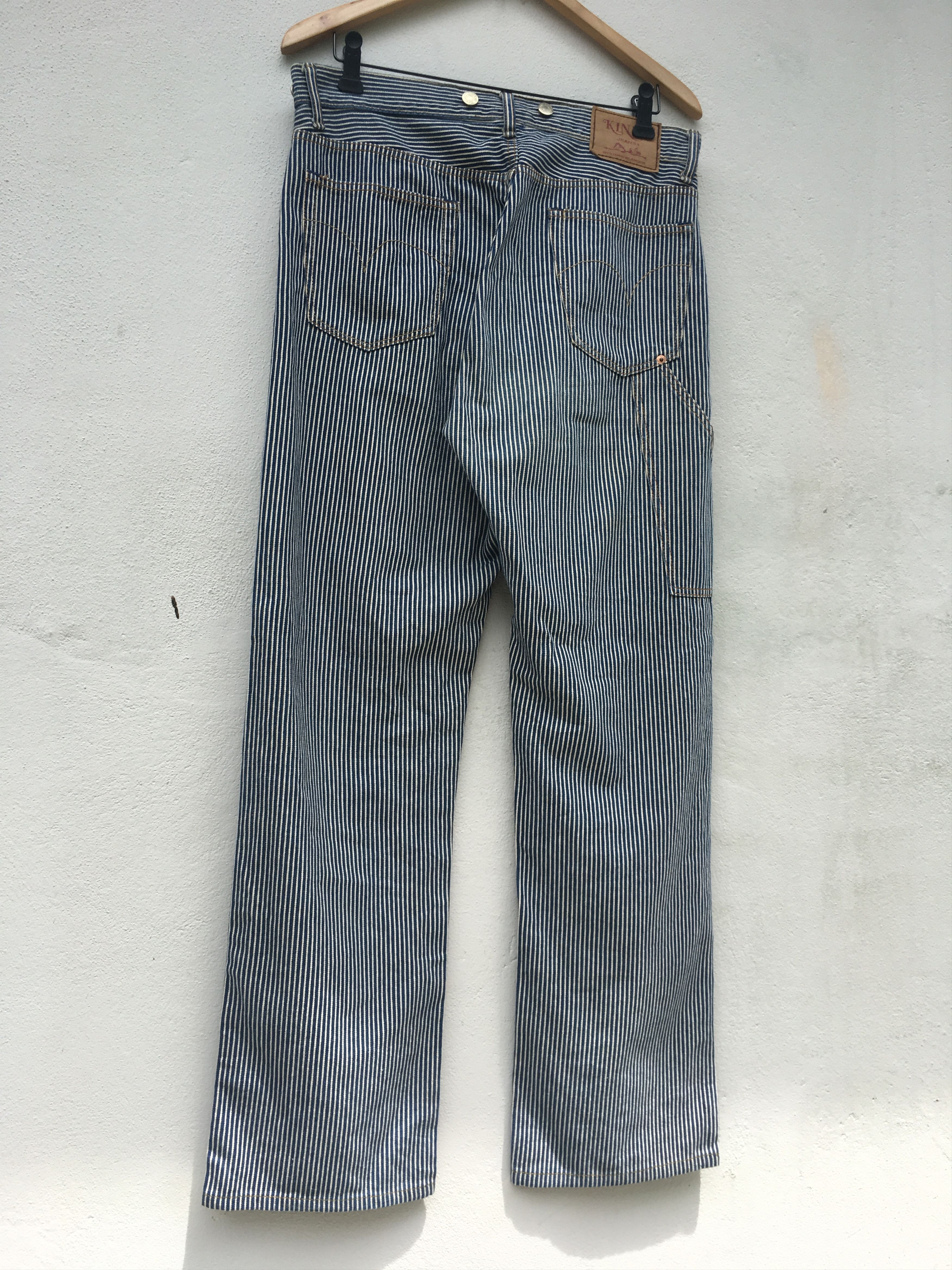 Hysteric Glamour Hysteric Glamour Rare KINKY STRIPES JEANS (Loose Cut) Size US 32 / EU 48 - 8 Thumbnail
