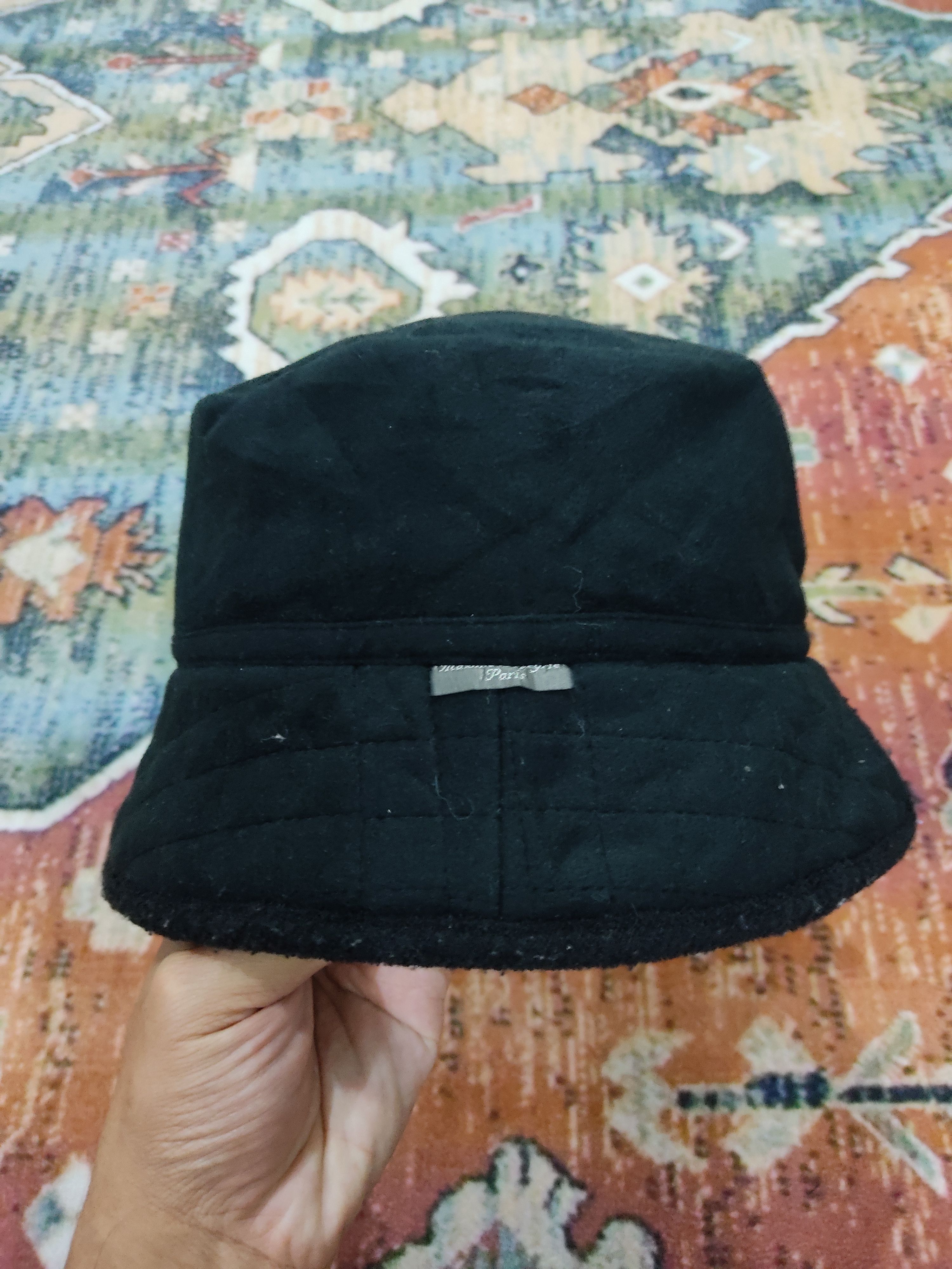 image of Vintage Maxime Labeyrie Bucket Hat in Black, Men's
