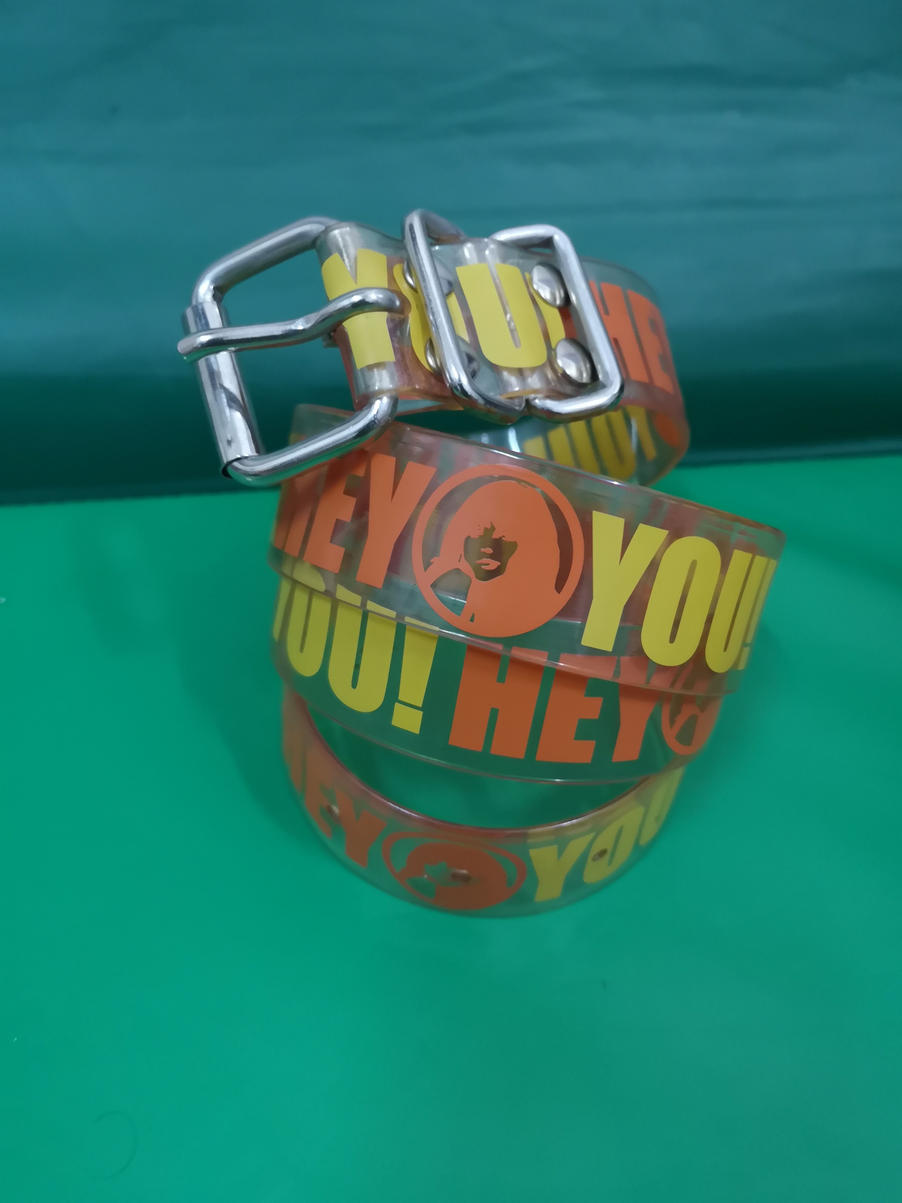 Pre-owned Hysteric Glamour "hey You" Belt In Multicolor