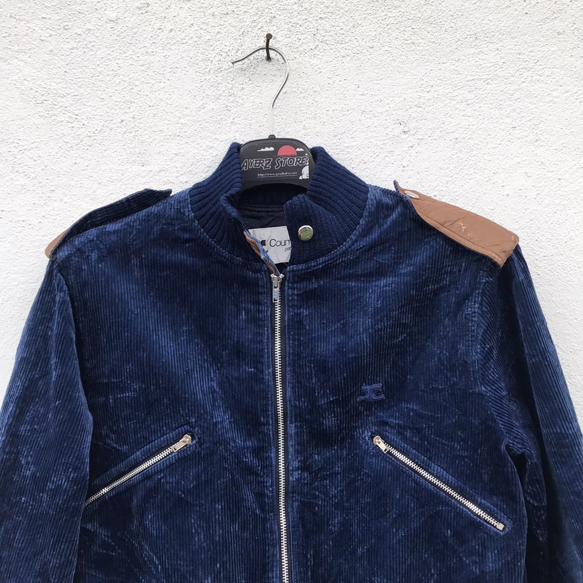 Courreges × Designer Courreges Paris Corduroy Bomber Style Jackets Size US XS / EU 42 / 0 - 2 Thumbnail
