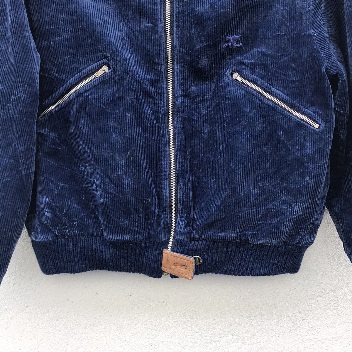 Courreges × Designer Courreges Paris Corduroy Bomber Style Jackets Size US XS / EU 42 / 0 - 3 Thumbnail