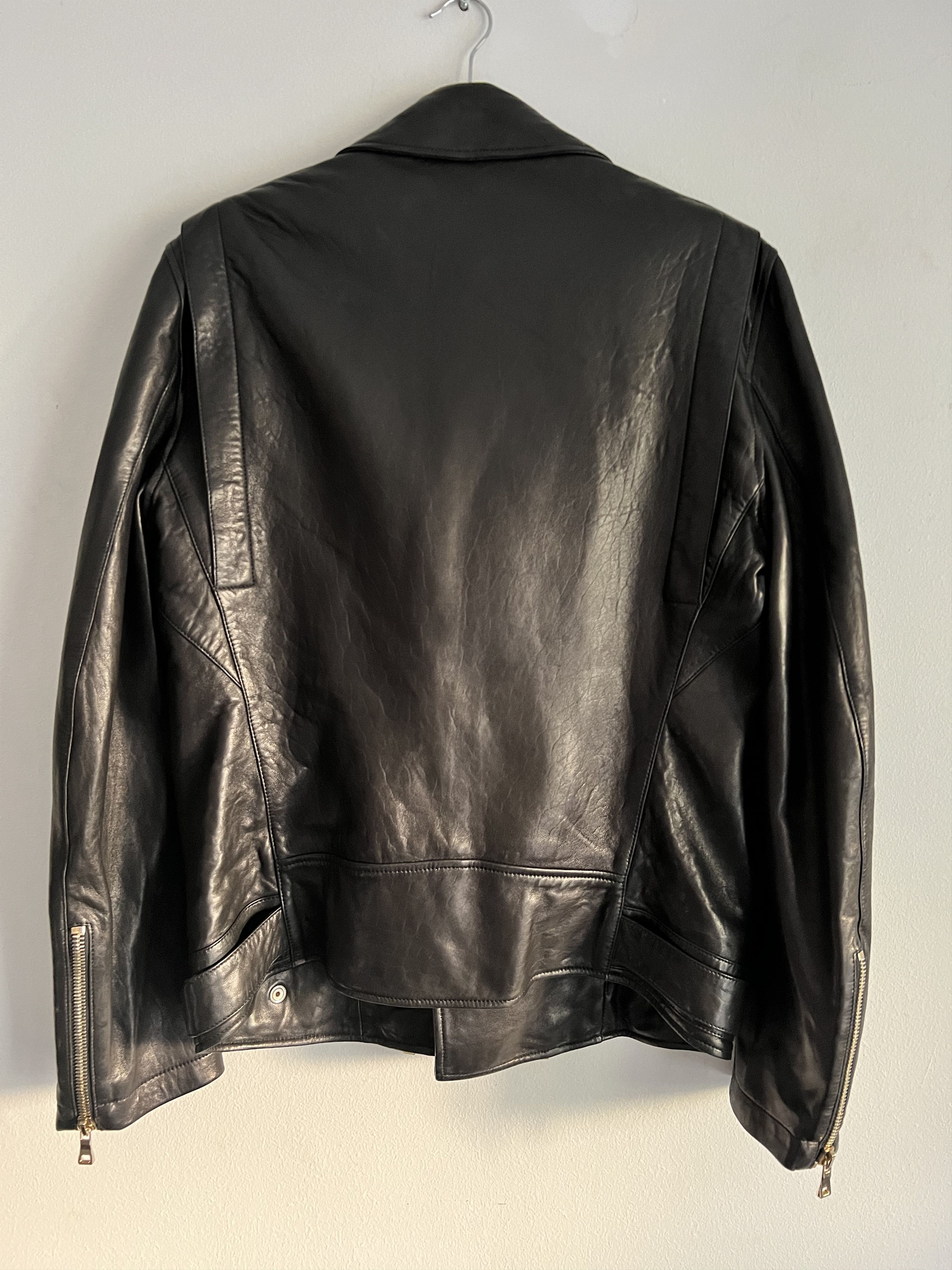 Balmain Iconic Leather Jacket by Balmain Size US L / EU 52-54 / 3 - 3 Thumbnail