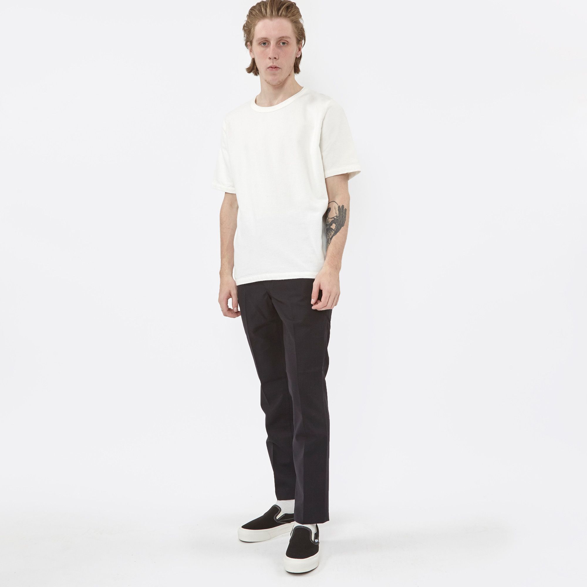 Our Legacy Our Legacy Weave Tee -- White Ultimate Flannel Size US L / EU 52-54 / 3 - 3 Thumbnail