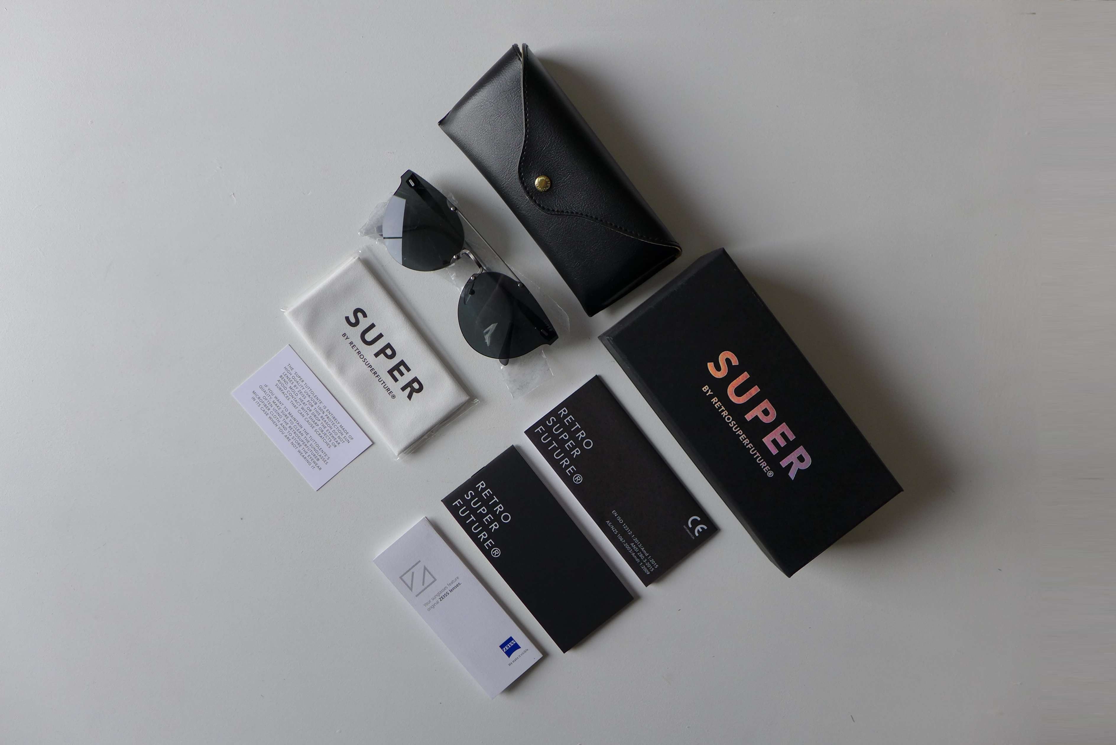 Retrosuperfuture Retrosuperfuture Tuttolente Giaguaro Sunglasses - Black Size ONE SIZE - 1 Thumbnail
