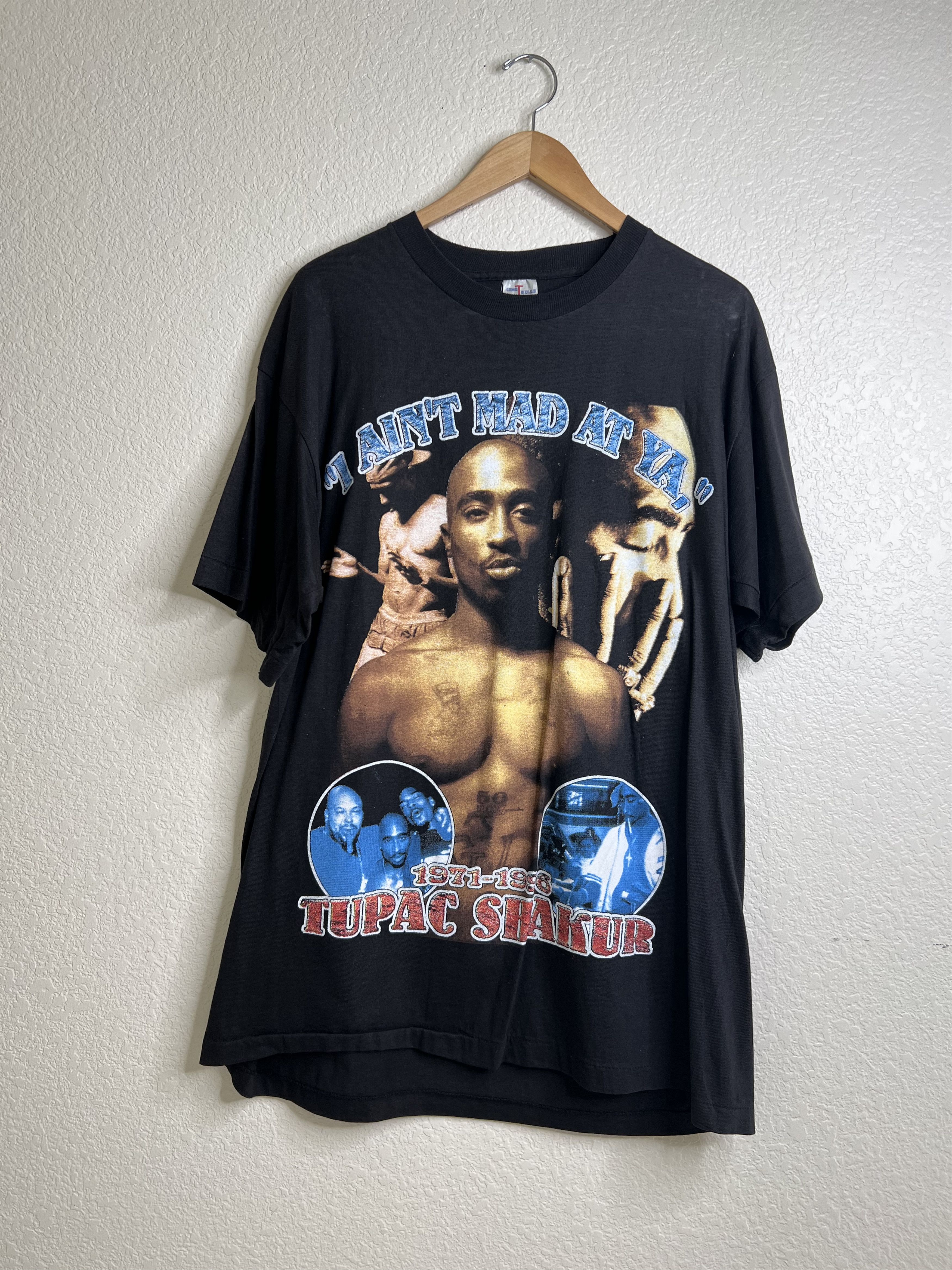 Vintage VINTAGE SINGLE STITCH 2PAC RAP TEE | Grailed
